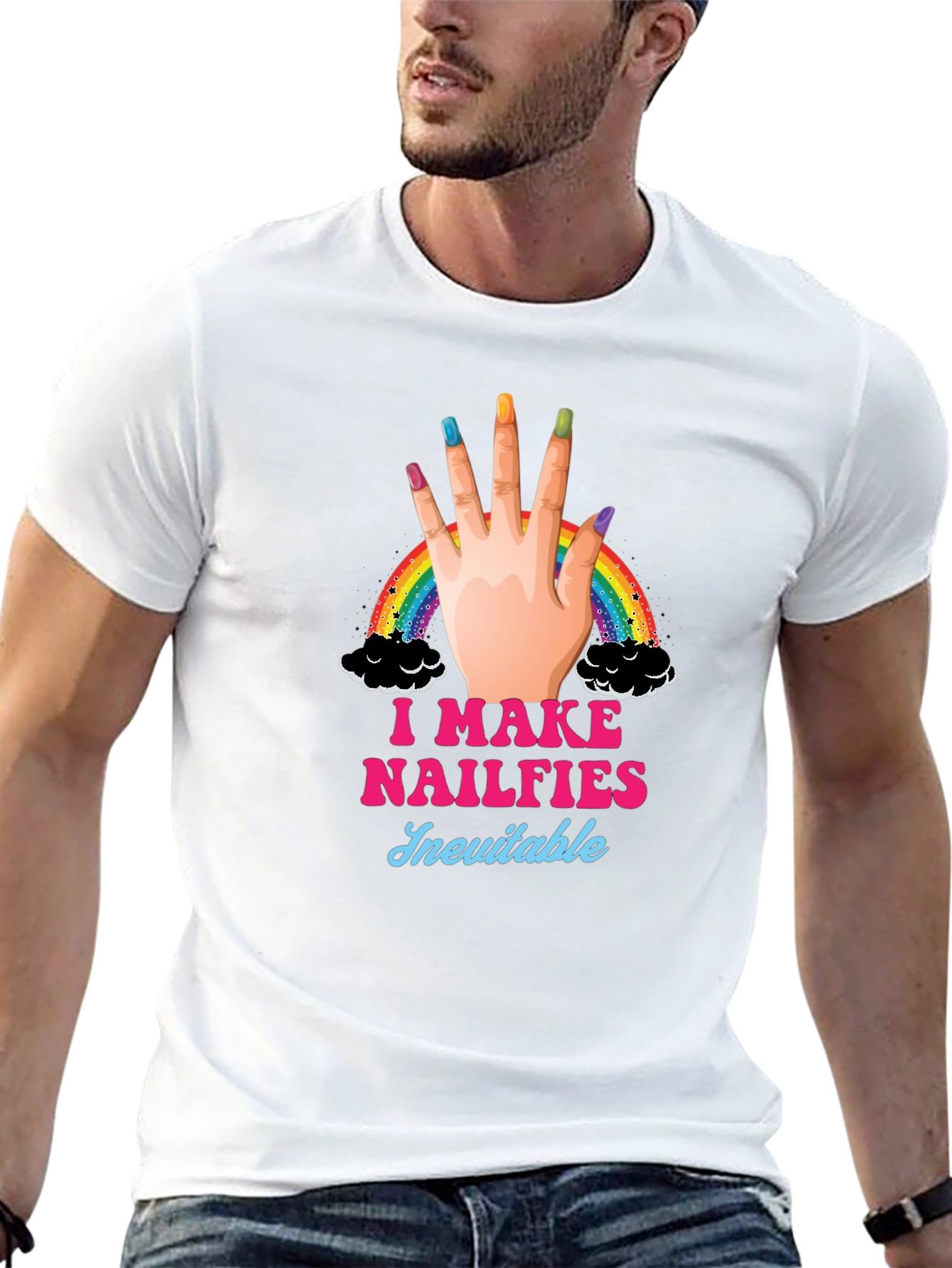 I Make Nailfies Inevitable Black T-Shirt