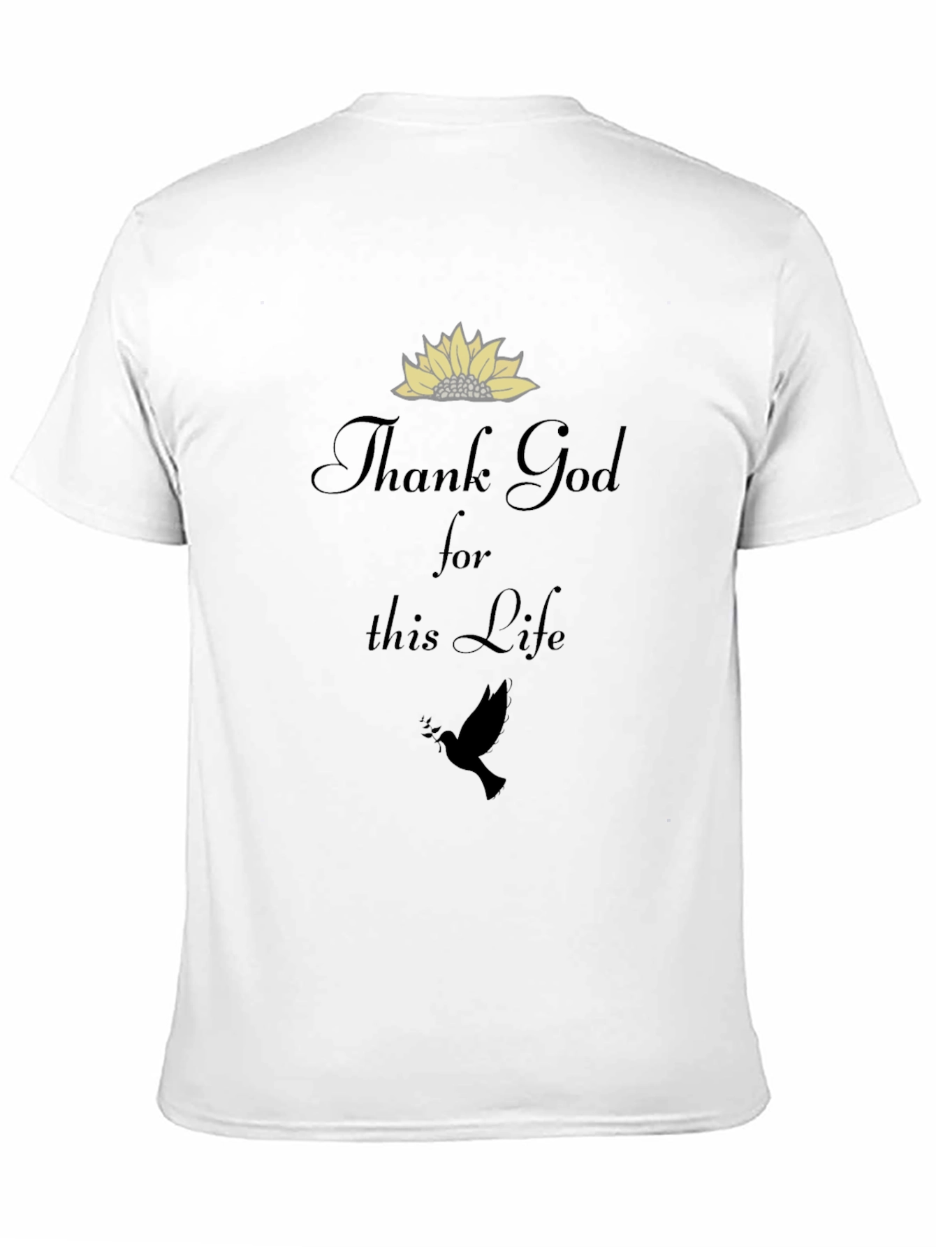 Thank God For This Life T-Shirt - Black