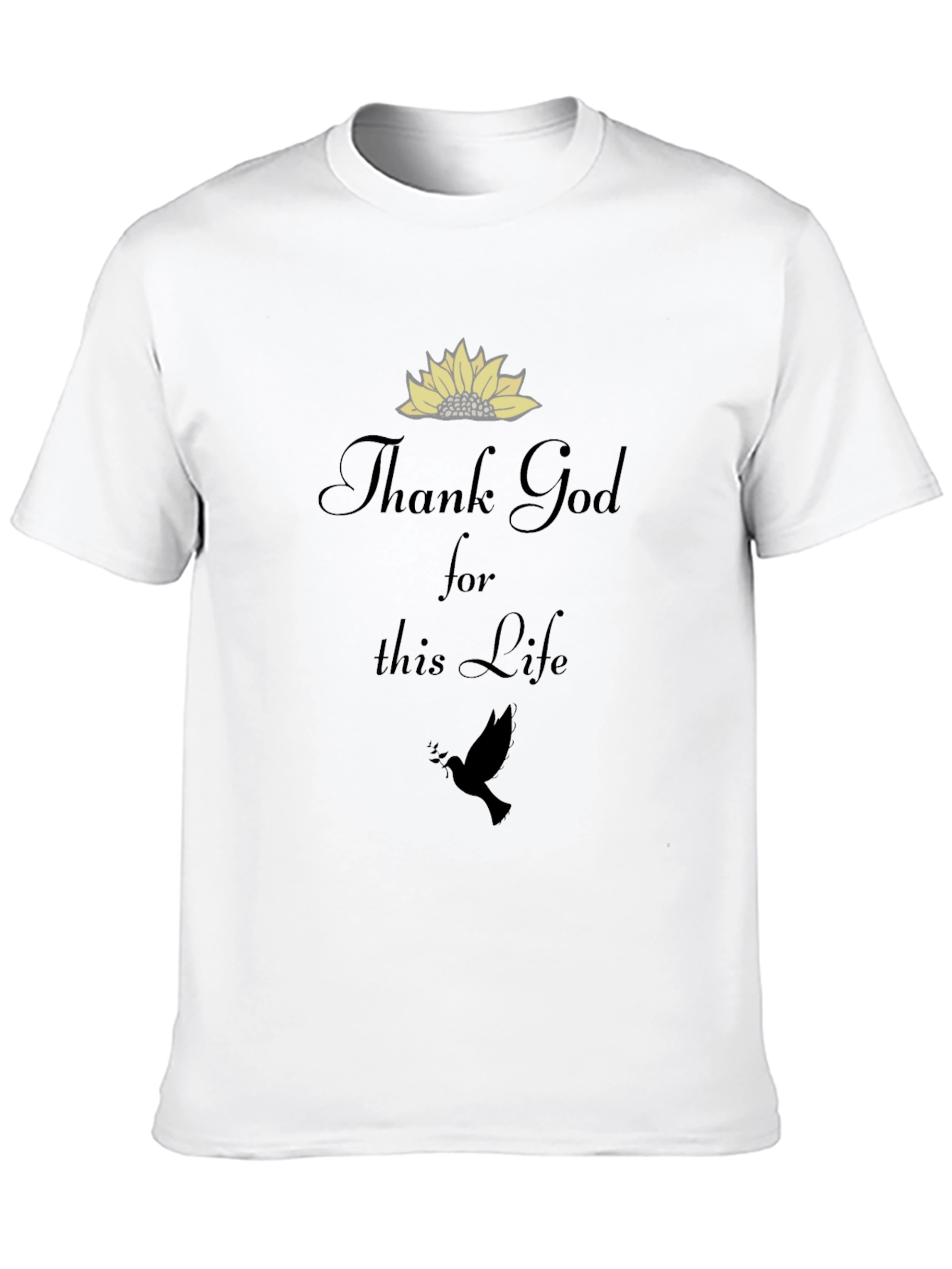 Thank God For This Life T-Shirt - Black