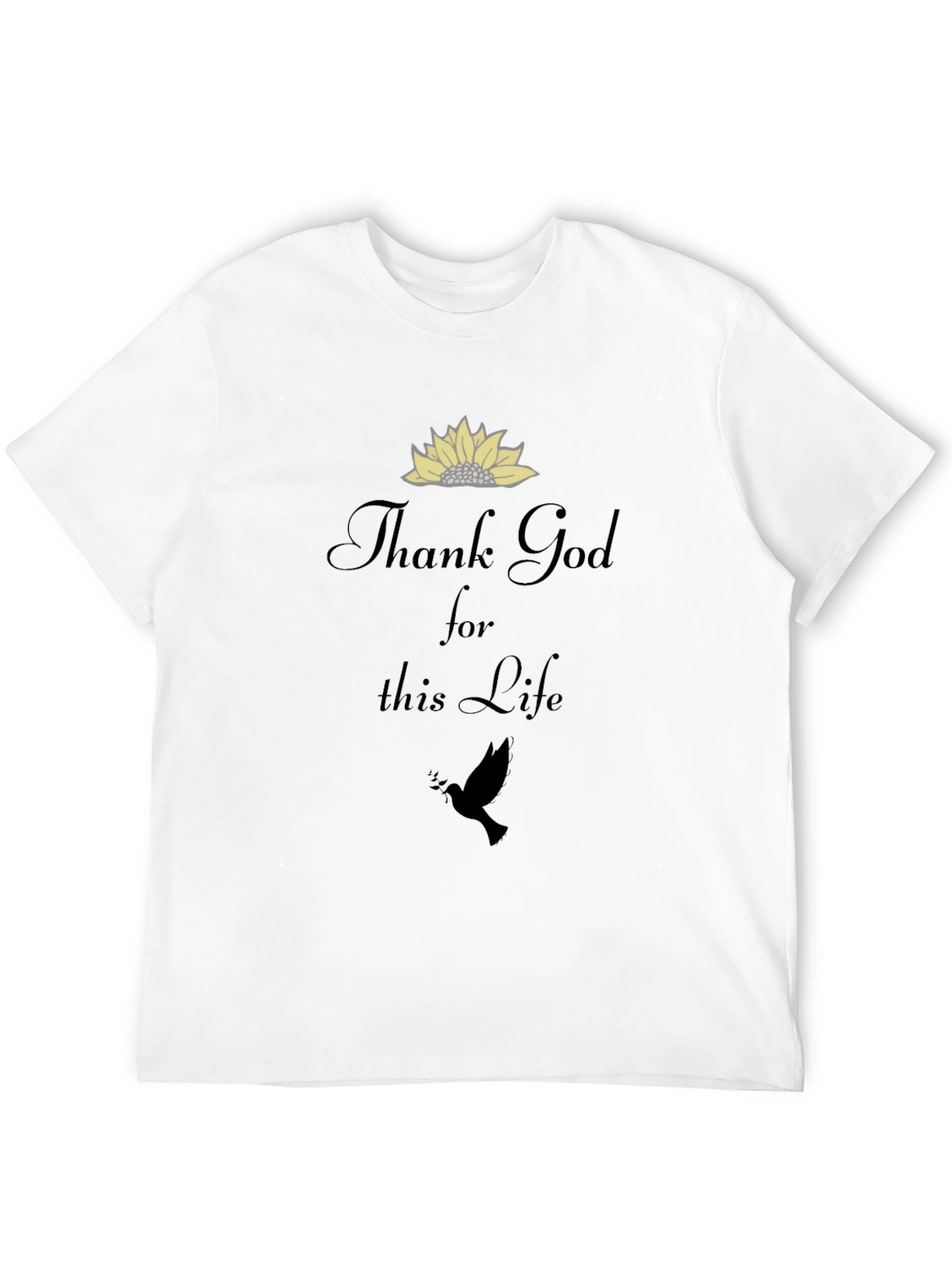 Thank God For This Life T-Shirt - Black