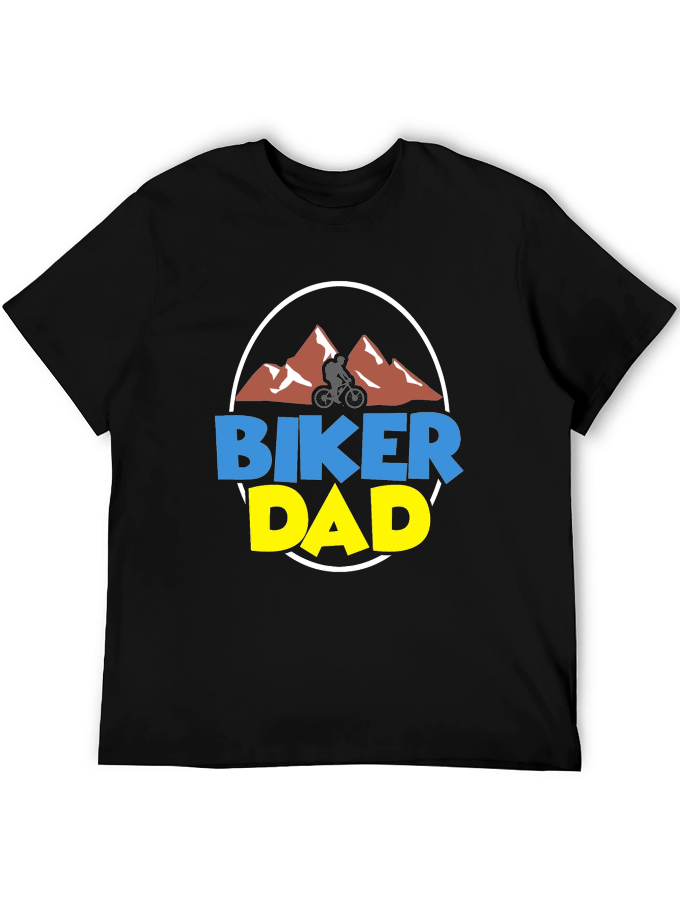 Biker Dad T-Shirt - Mountain Biking Fathers Day Tee