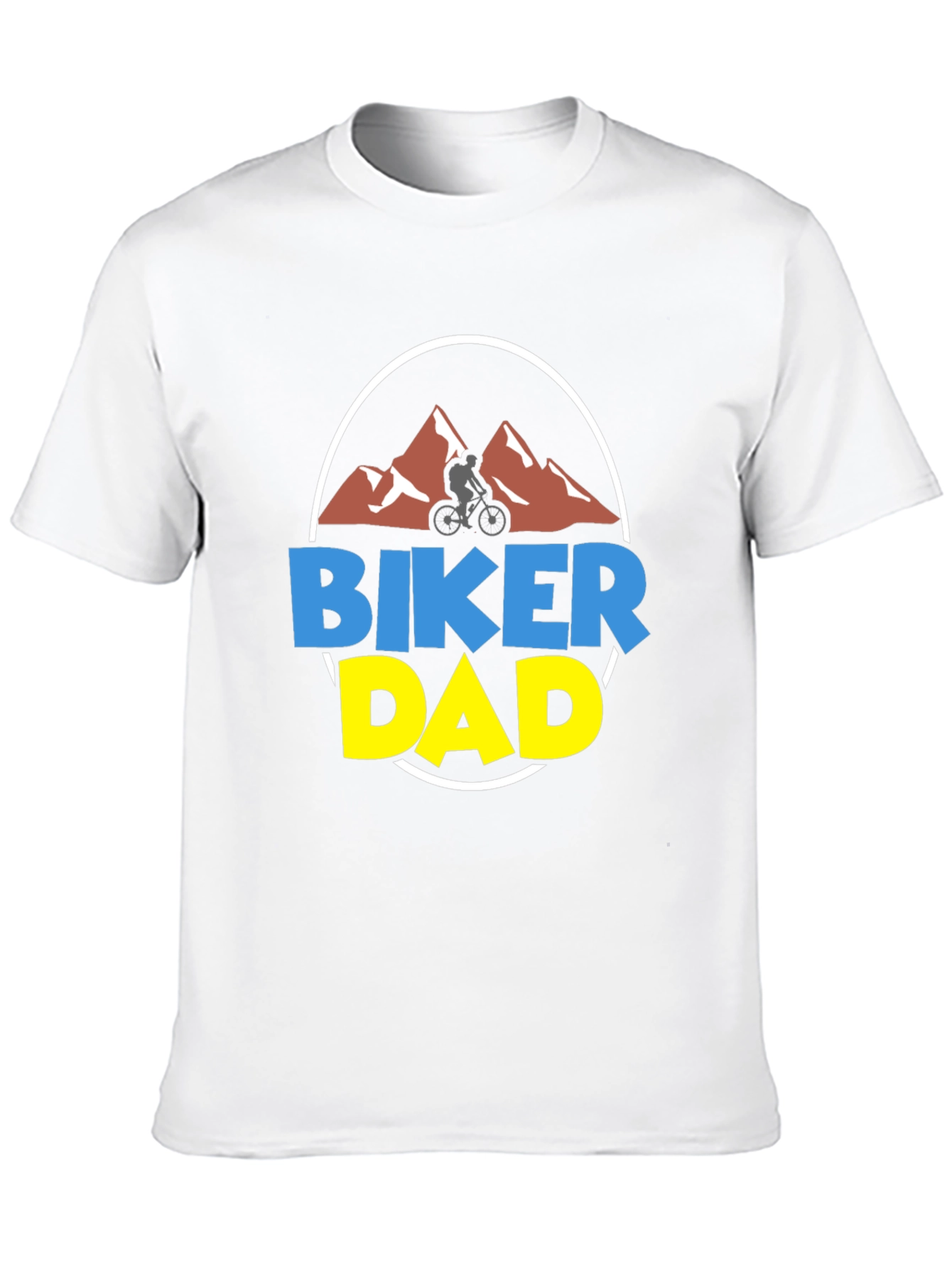 Biker Dad T-Shirt - Mountain Biking Fathers Day Tee