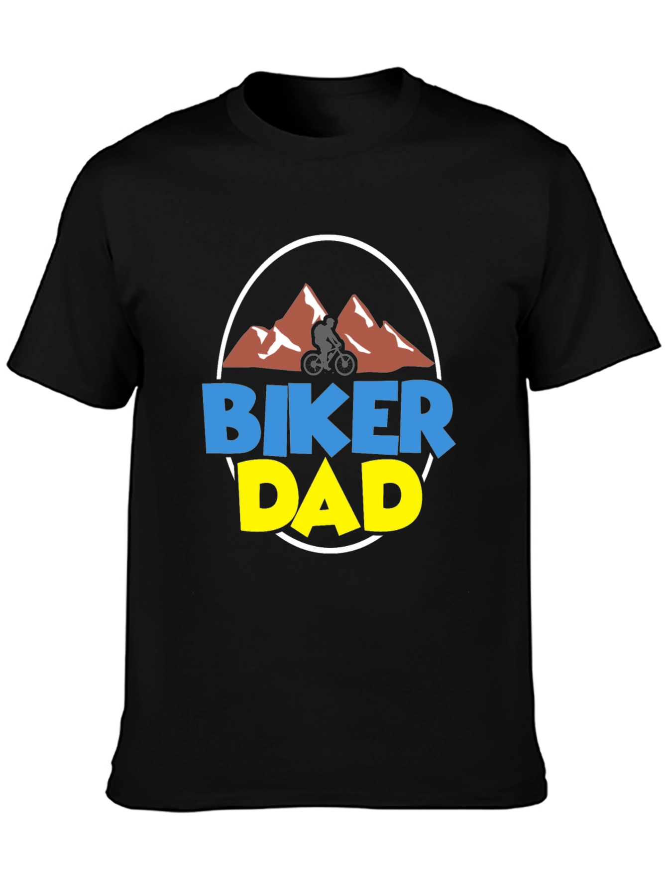 Biker Dad T-Shirt - Mountain Biking Fathers Day Tee