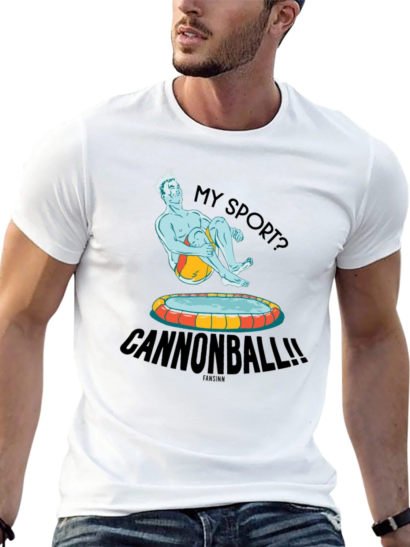 Cannonball! T-Shirt: Summer Fun Design