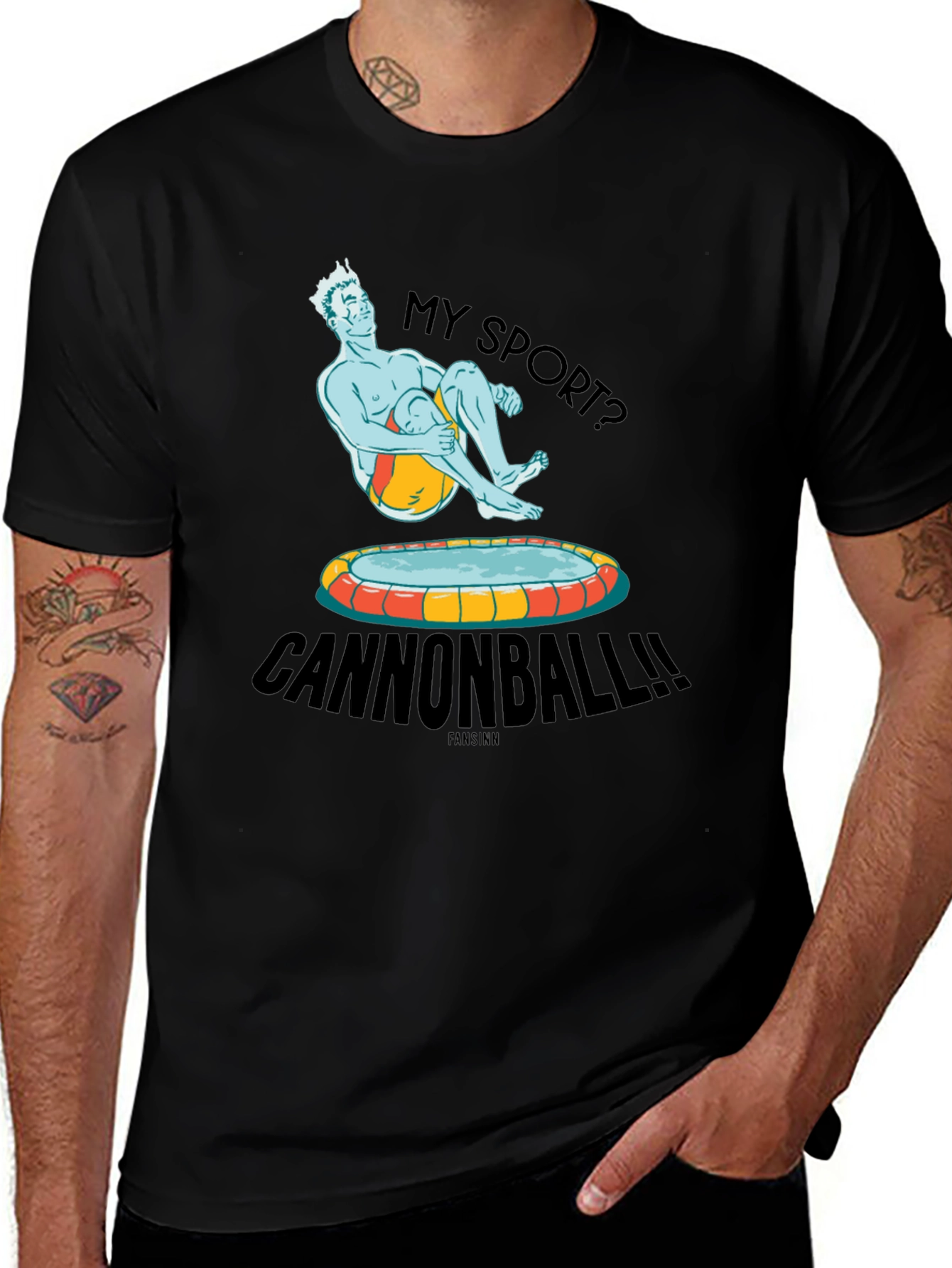 Cannonball! T-Shirt: Summer Fun Design