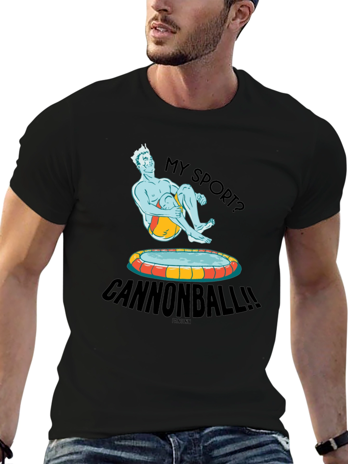 Cannonball! T-Shirt: Summer Fun Design