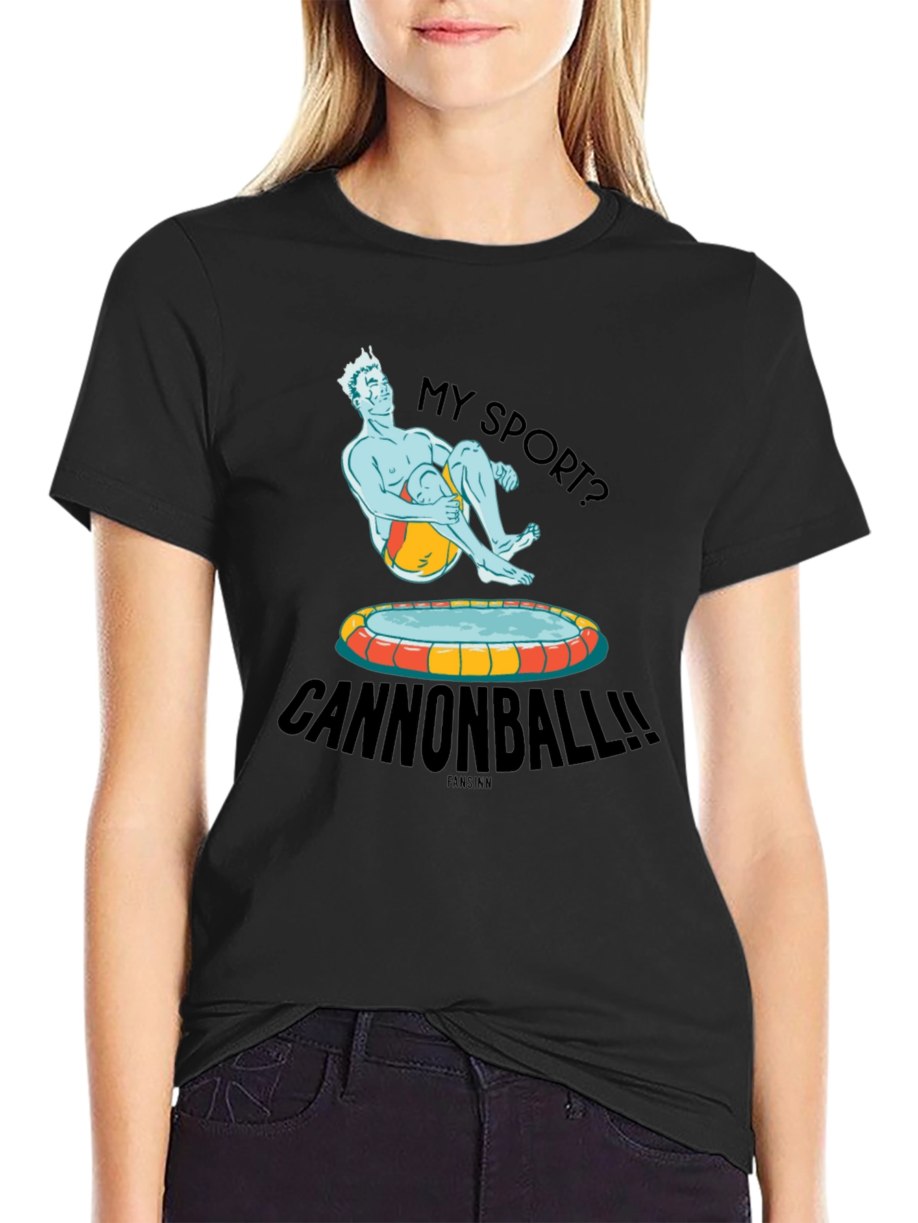 Cannonball! T-Shirt: Summer Fun Design