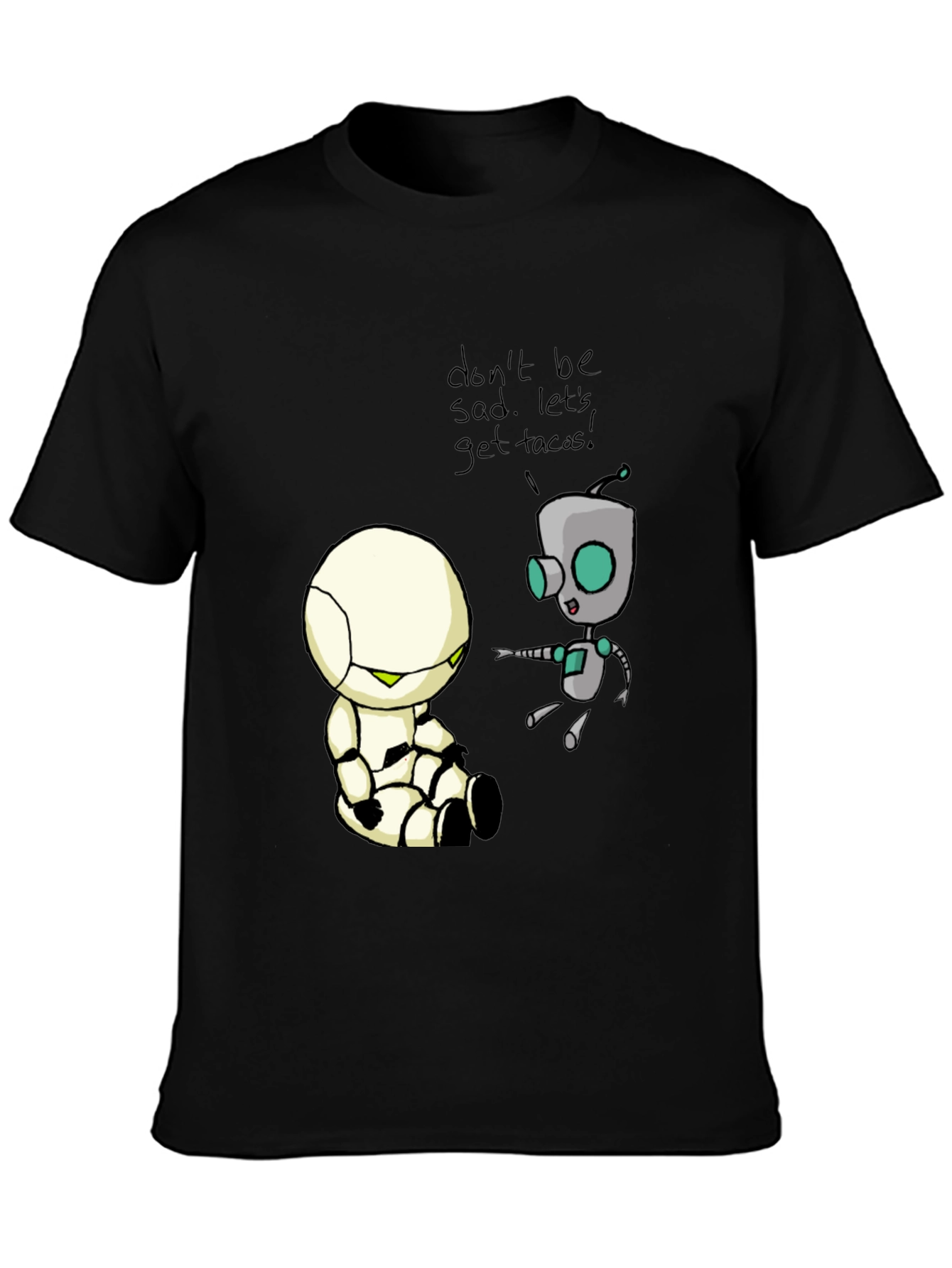 Dont Be Sad Get Tacos Black T-Shirt