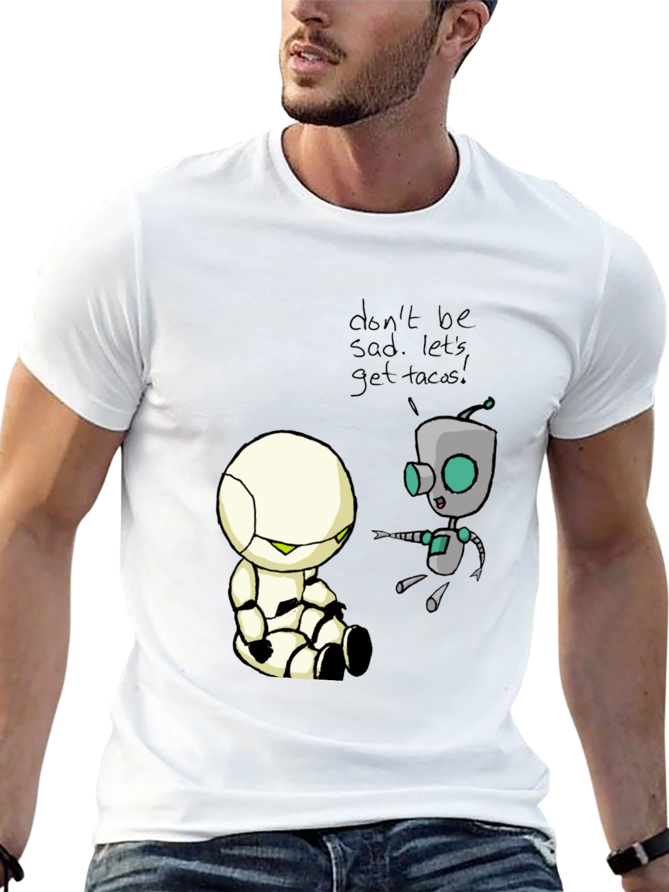 Dont Be Sad Get Tacos Black T-Shirt