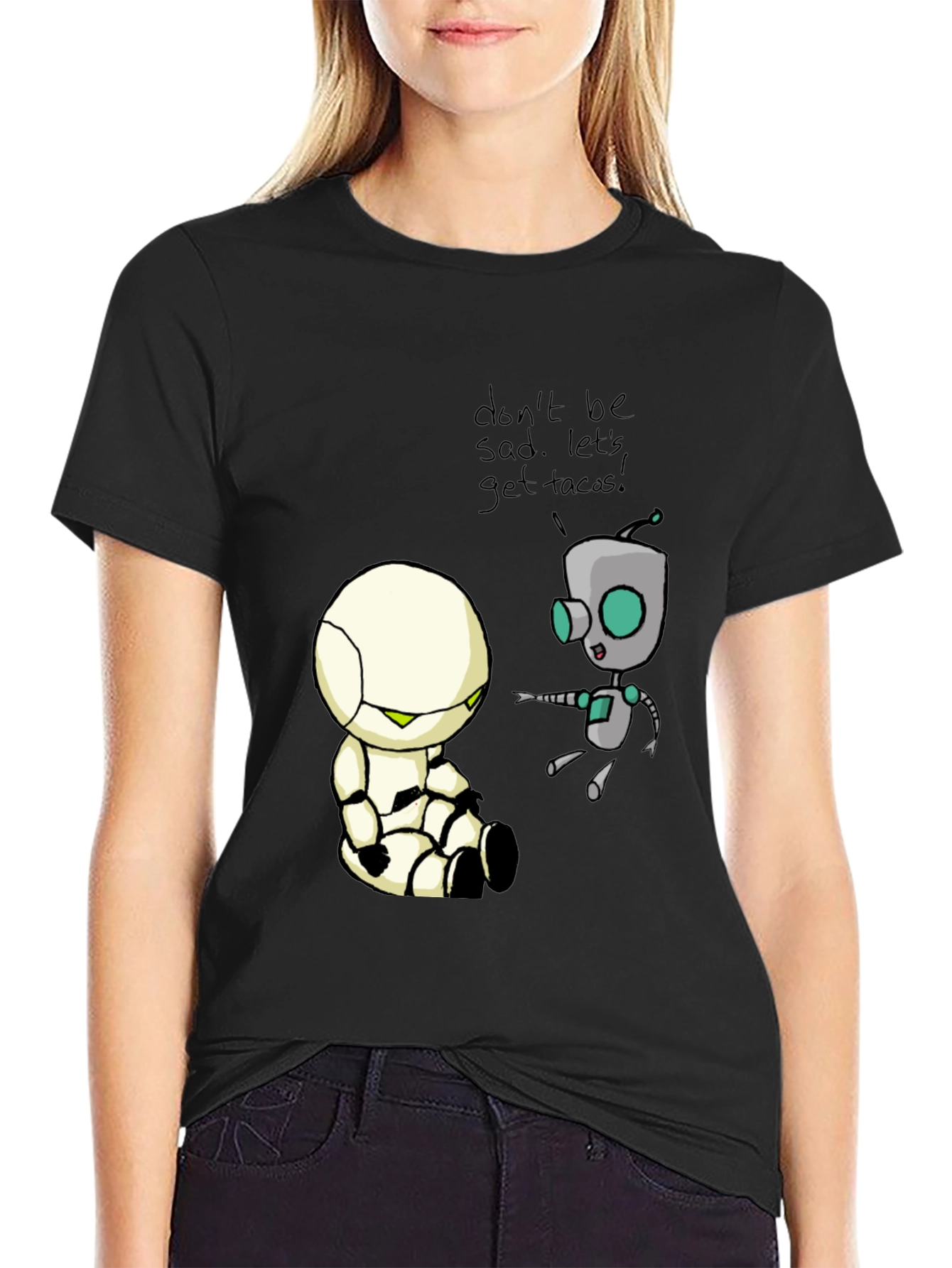 Dont Be Sad Get Tacos Black T-Shirt