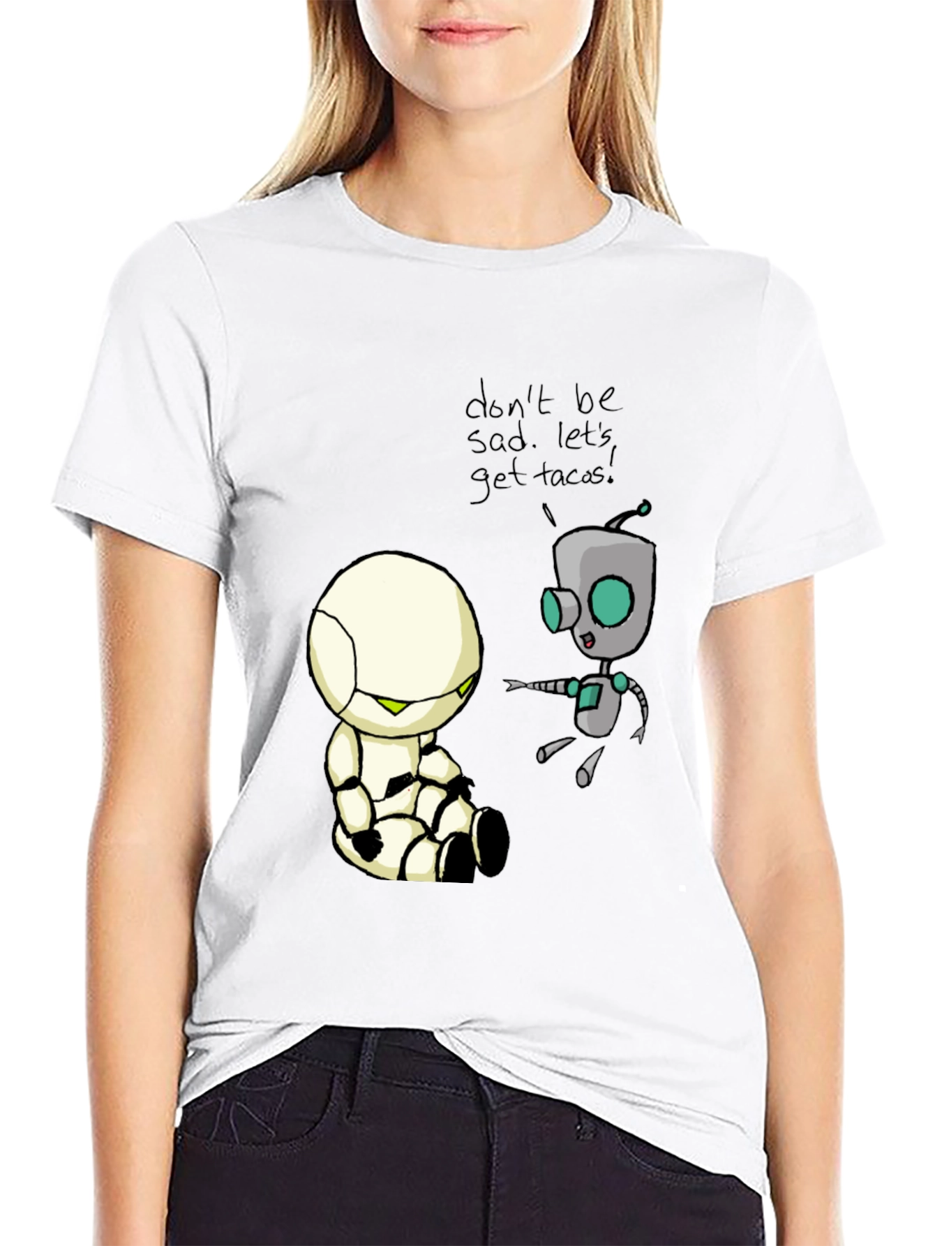 Dont Be Sad Get Tacos Black T-Shirt