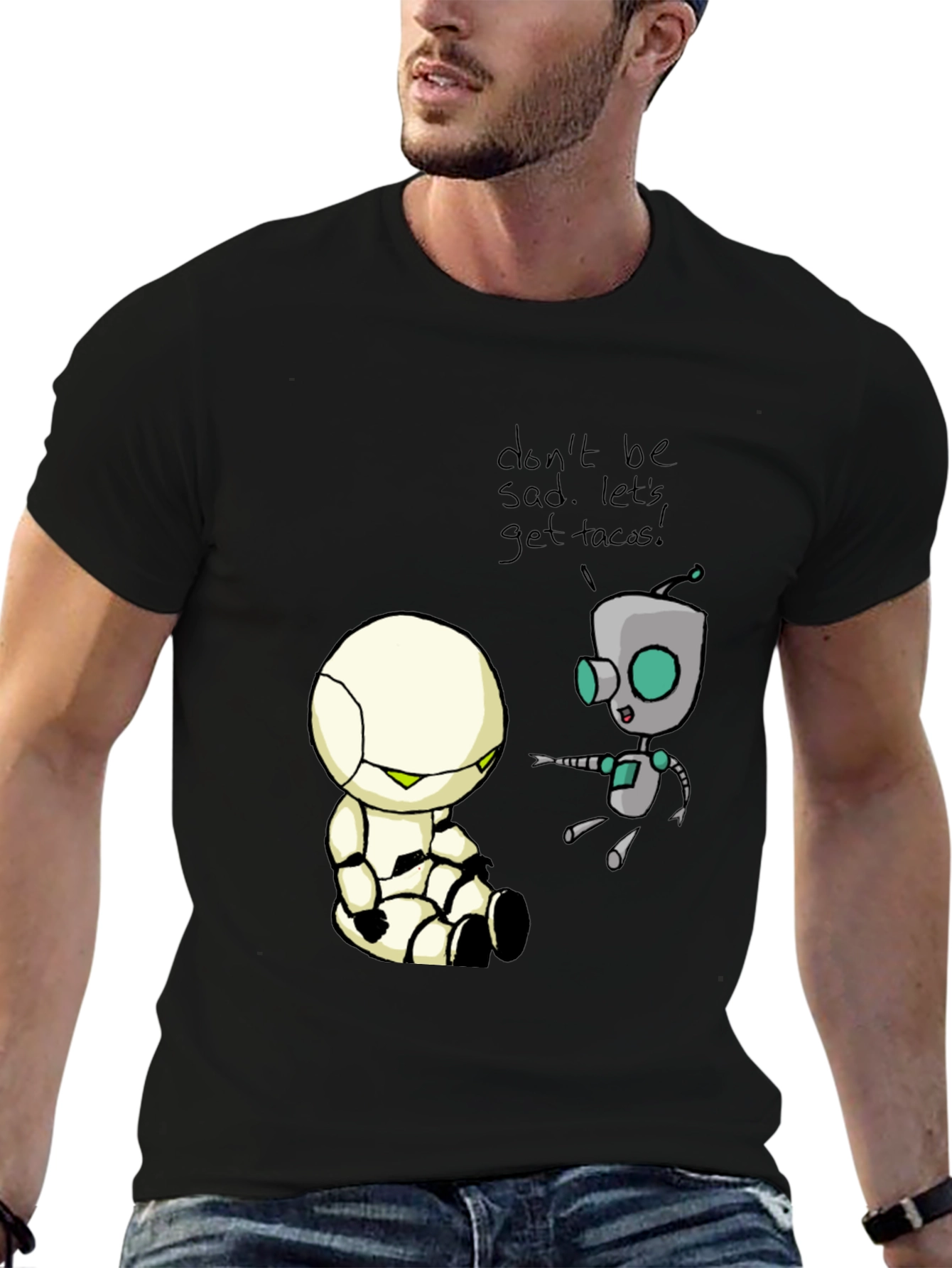 Dont Be Sad Get Tacos Black T-Shirt
