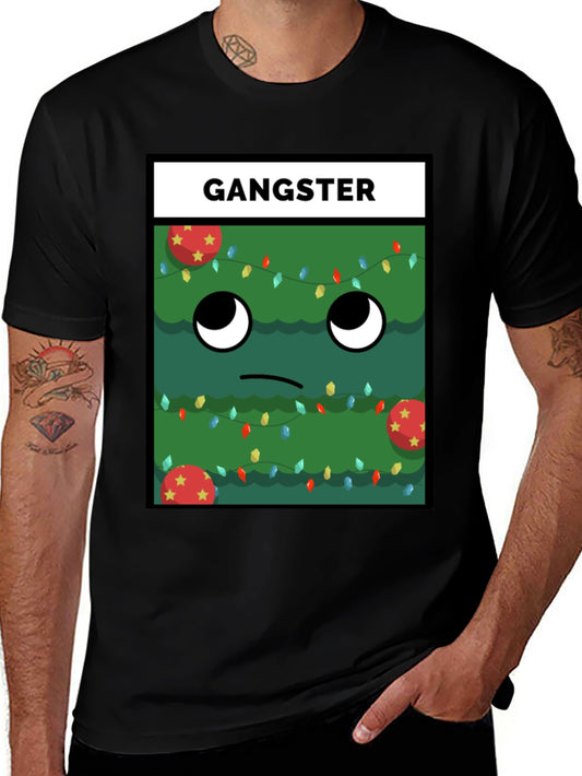 Gangster Christmas Tree T-Shirt