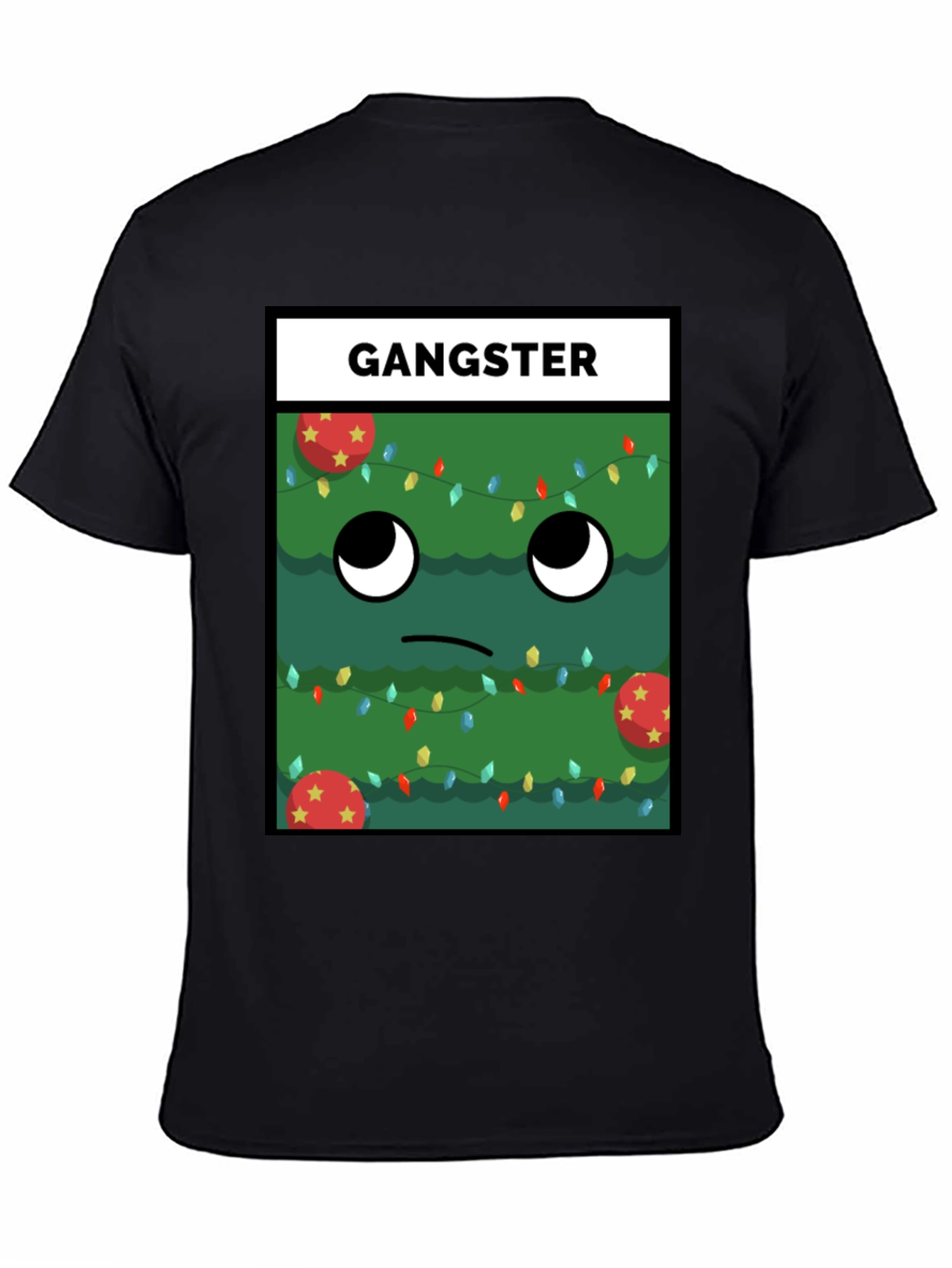 Gangster Christmas Tree T-Shirt