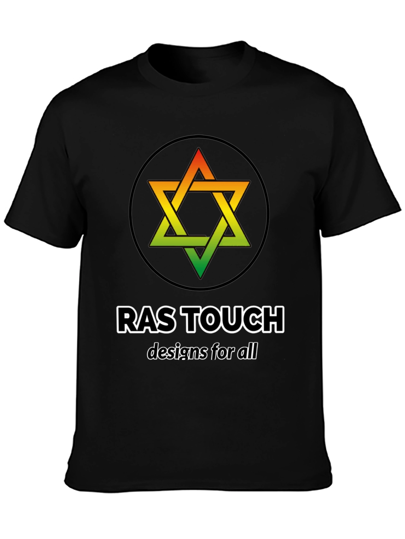 Rastafarian Star of David Tee