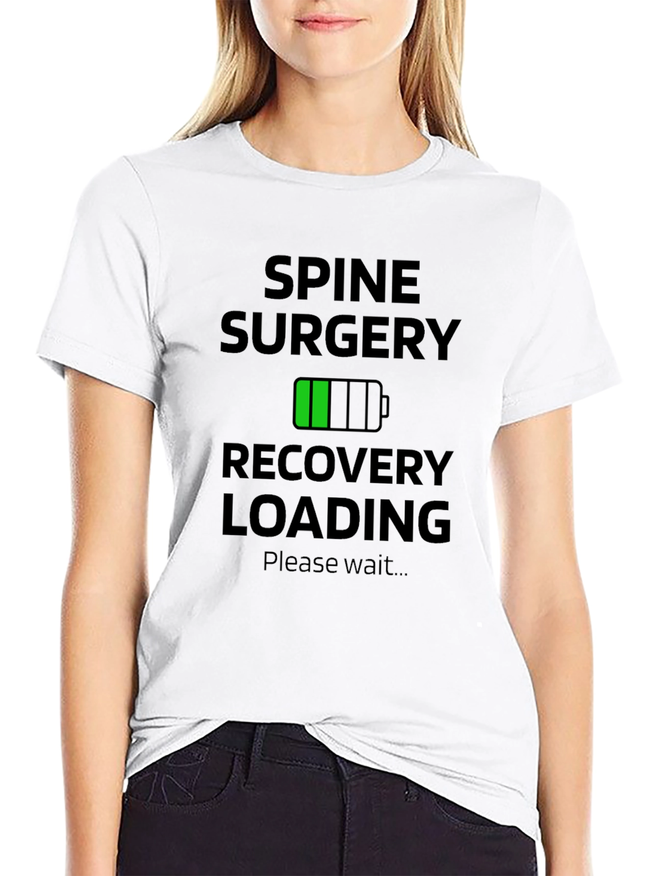 Spine Surgery Recovery Loading T-Shirt