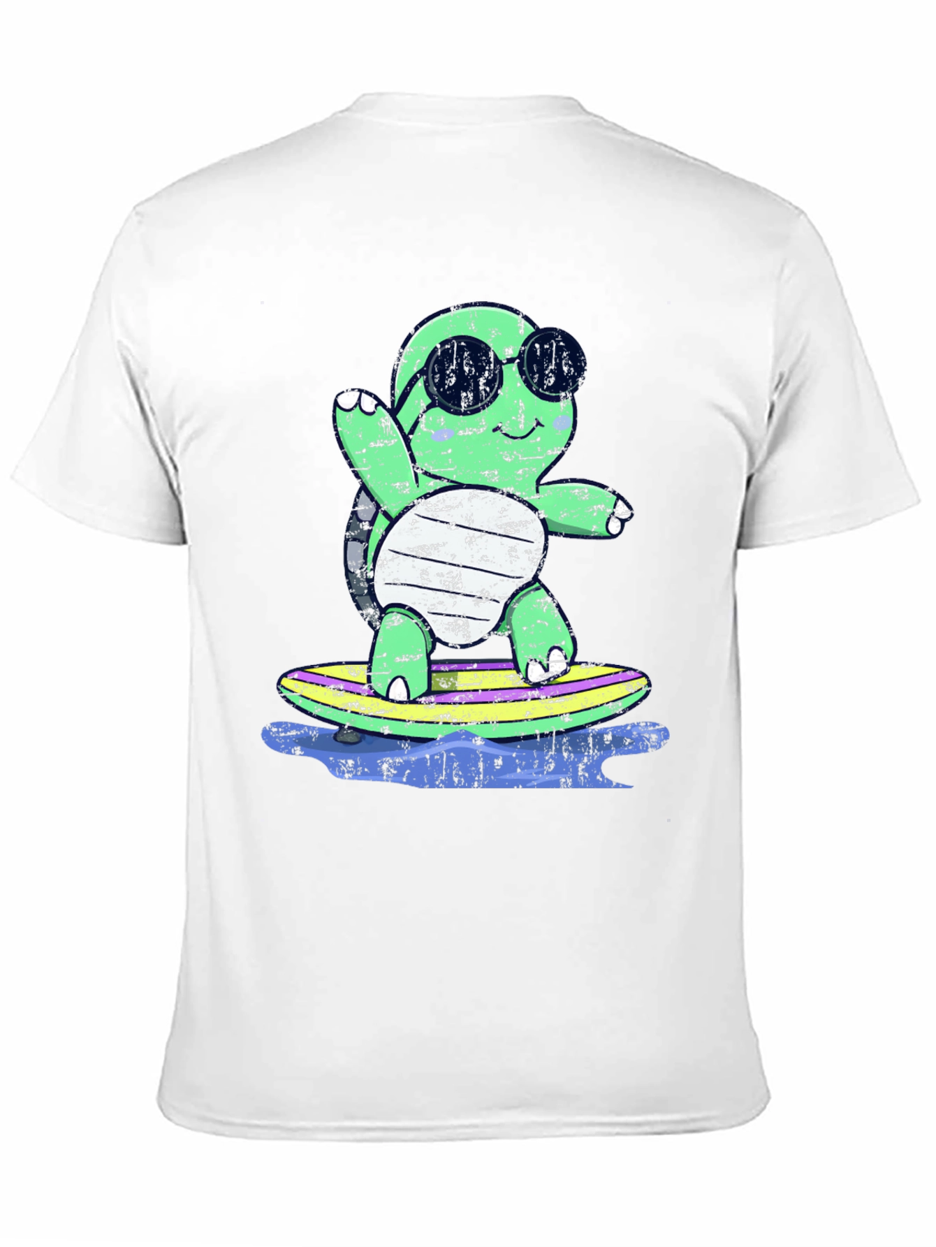 Surfing Turtle Graphic Tee