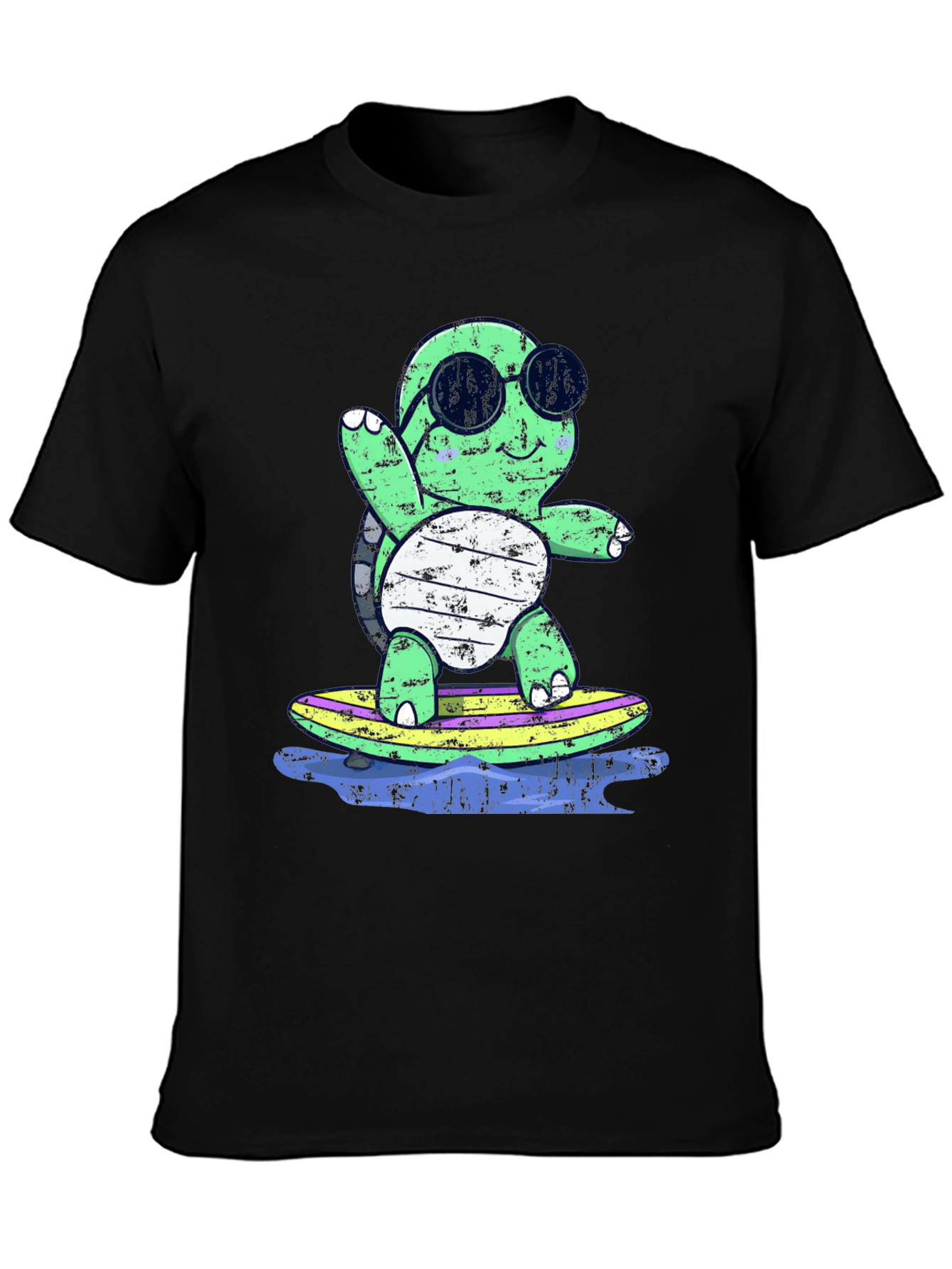 Surfing Turtle Graphic Tee
