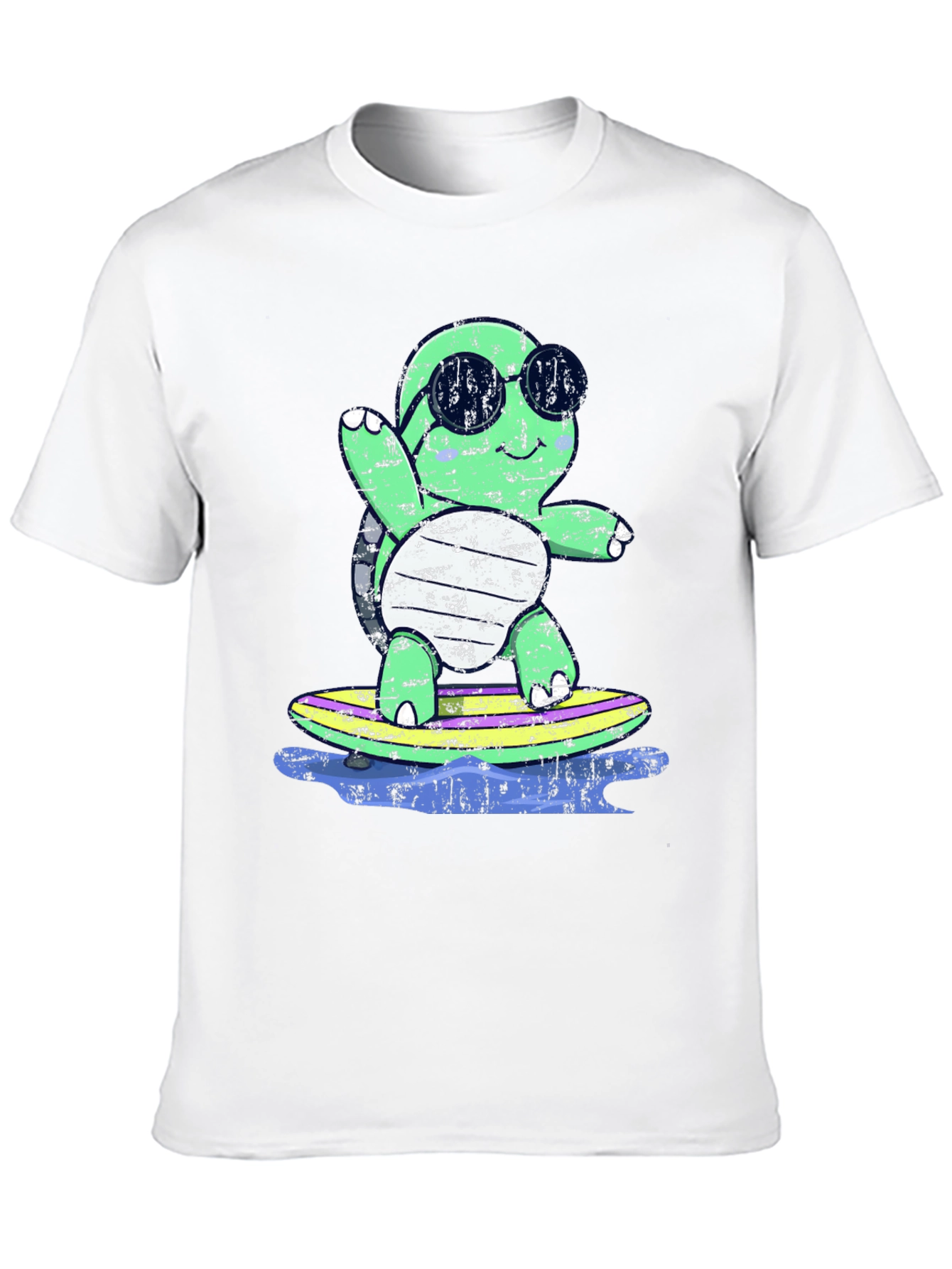 Surfing Turtle Graphic Tee