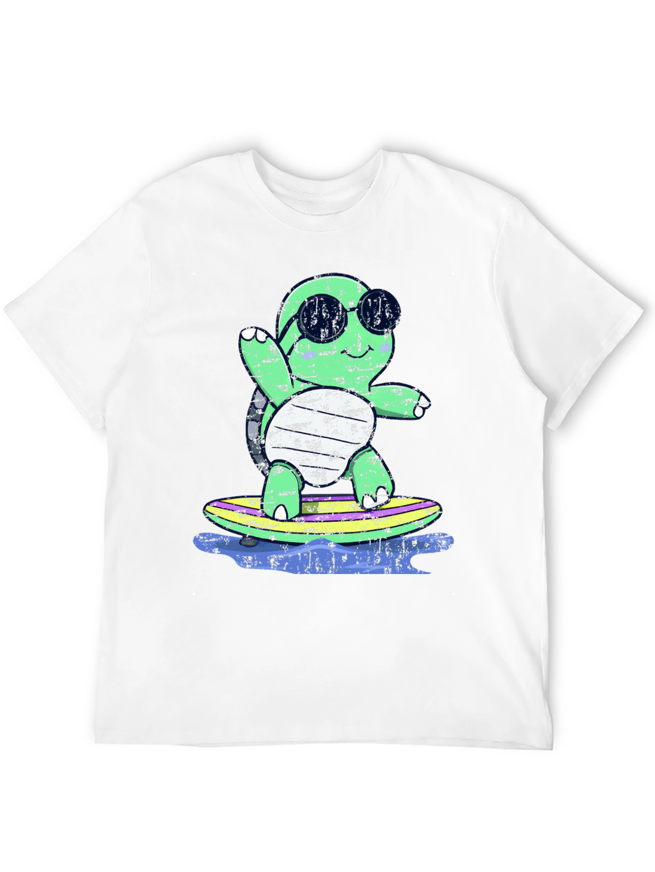 Surfing Turtle Graphic Tee