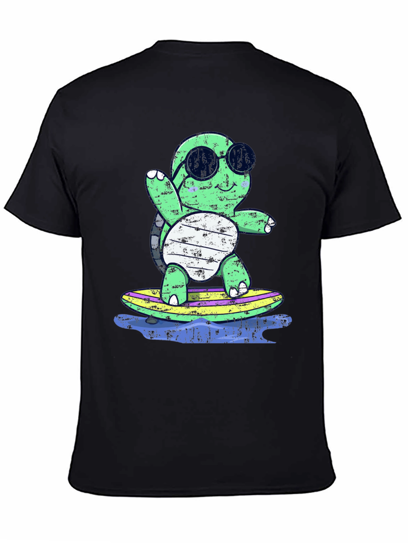 Surfing Turtle Graphic Tee
