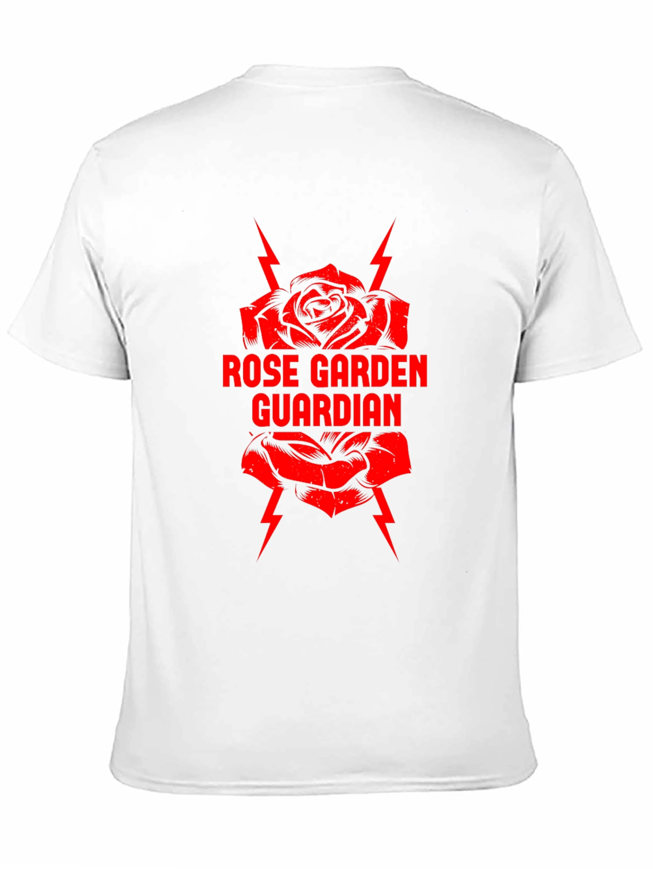 Rose Garden Guardian T-Shirt - Black Graphic Tee