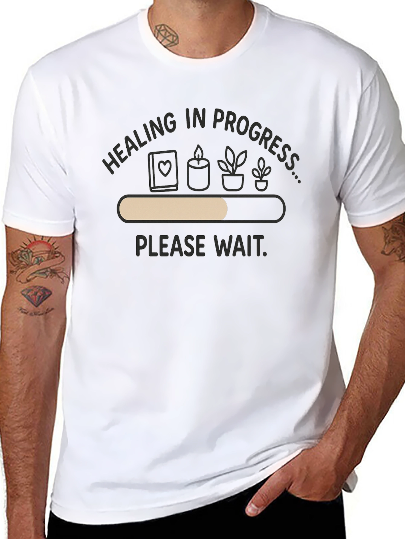 Healing In Progress T-Shirt - Mindfulness & Self-Care