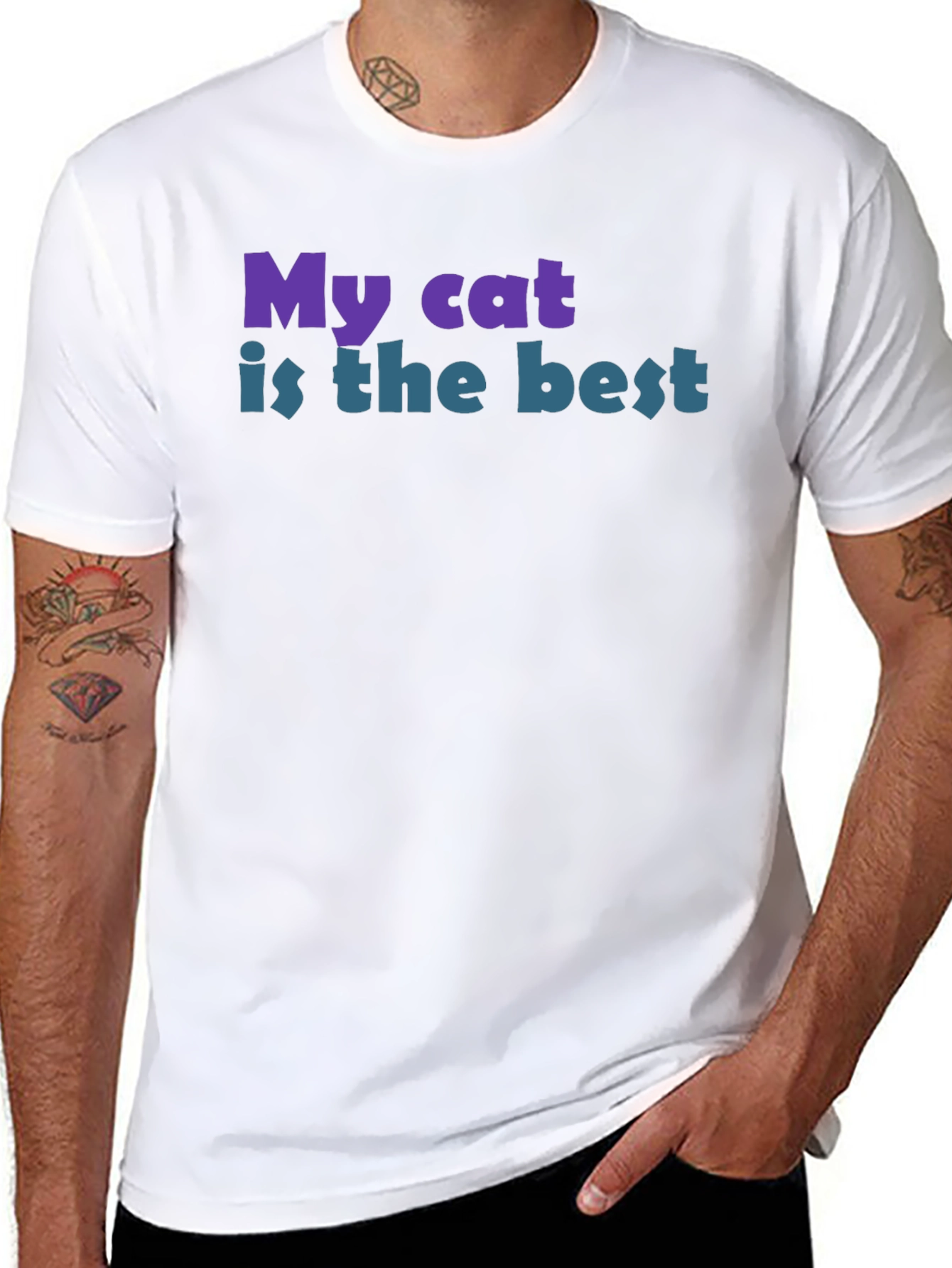 My Cat is the Best Graphic Tee