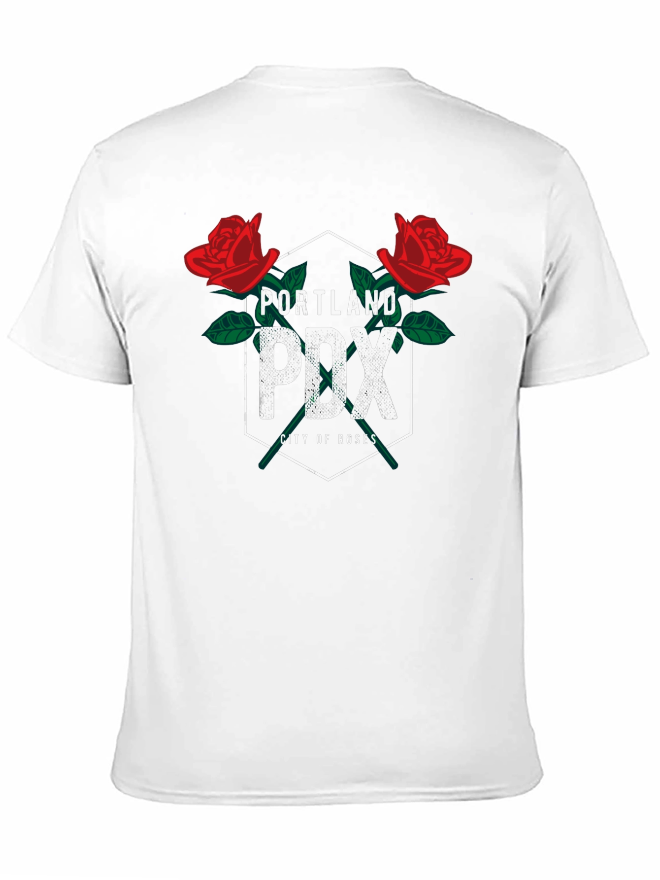 Portland PDX City of Roses Graphic T-Shirt