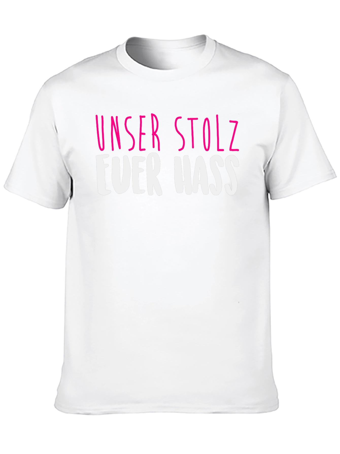 Unser Stolz Ever Hass Black T-Shirt