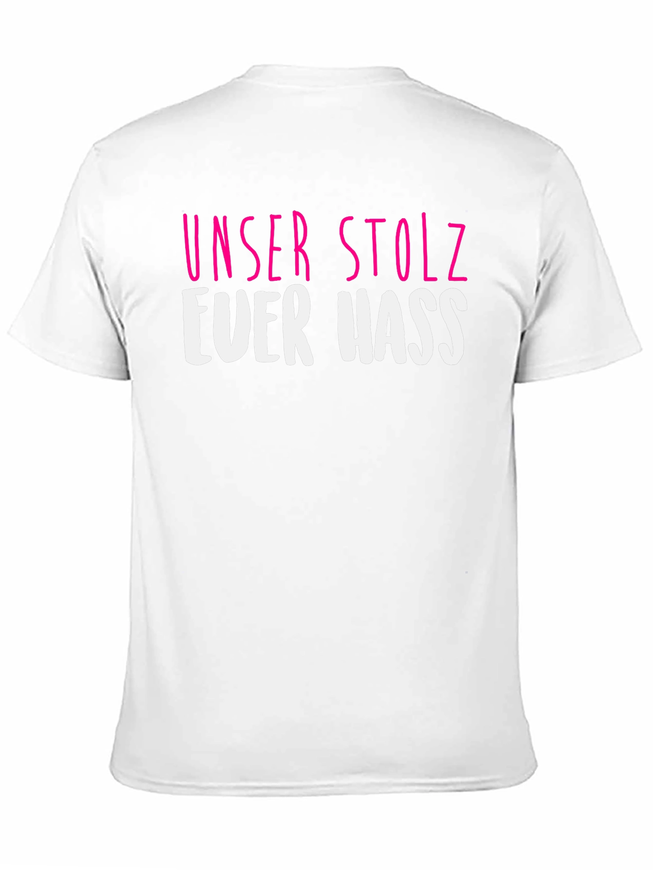 Unser Stolz Ever Hass Black T-Shirt