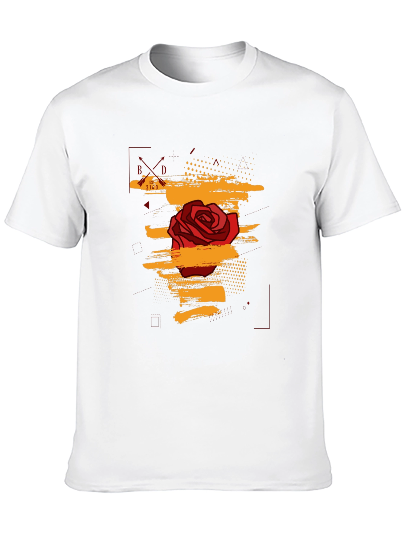 Rose Graphic Black T-Shirt - Trendy Streetwear