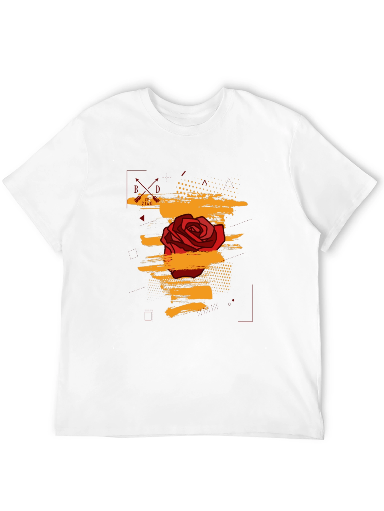 Rose Graphic Black T-Shirt - Trendy Streetwear