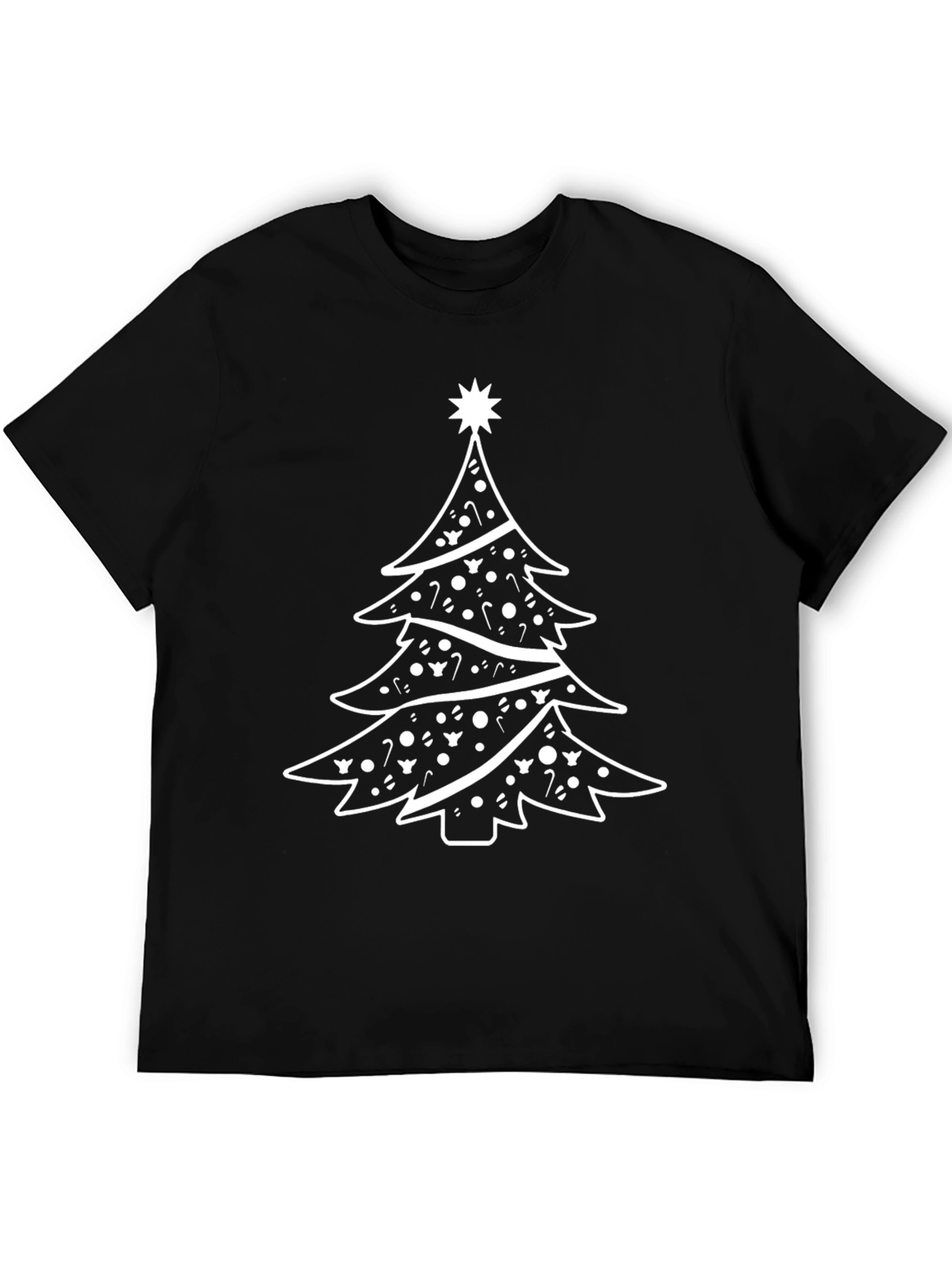 Festive Christmas Tree Graphic Tee