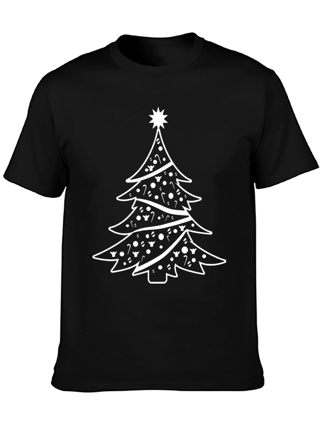 Festive Christmas Tree Graphic Tee