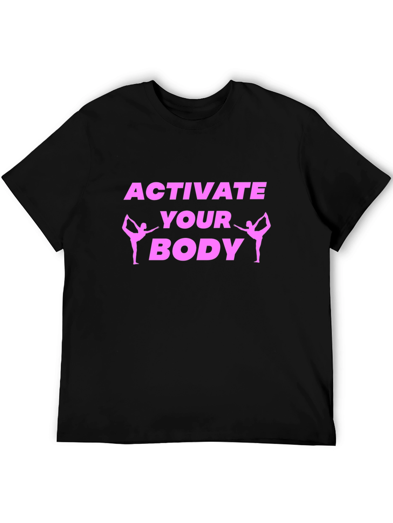 Activate Your Body Black Graphic Tee