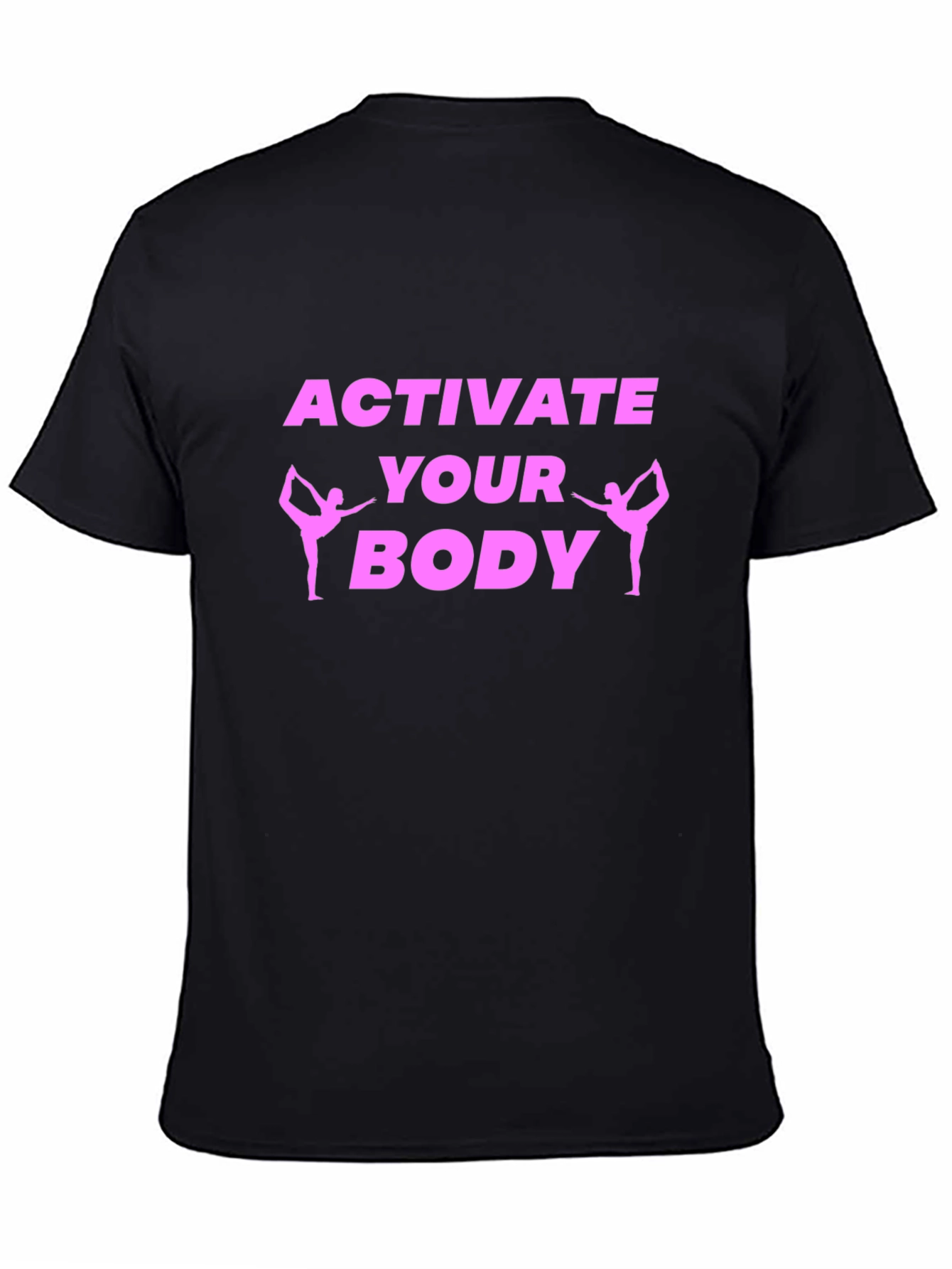 Activate Your Body Black Graphic Tee