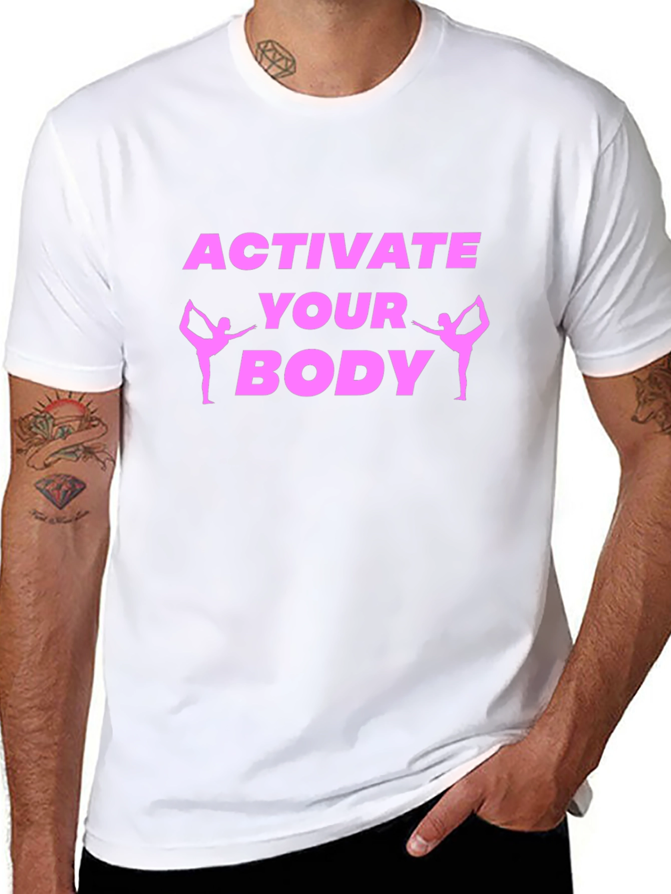 Activate Your Body Black Graphic Tee