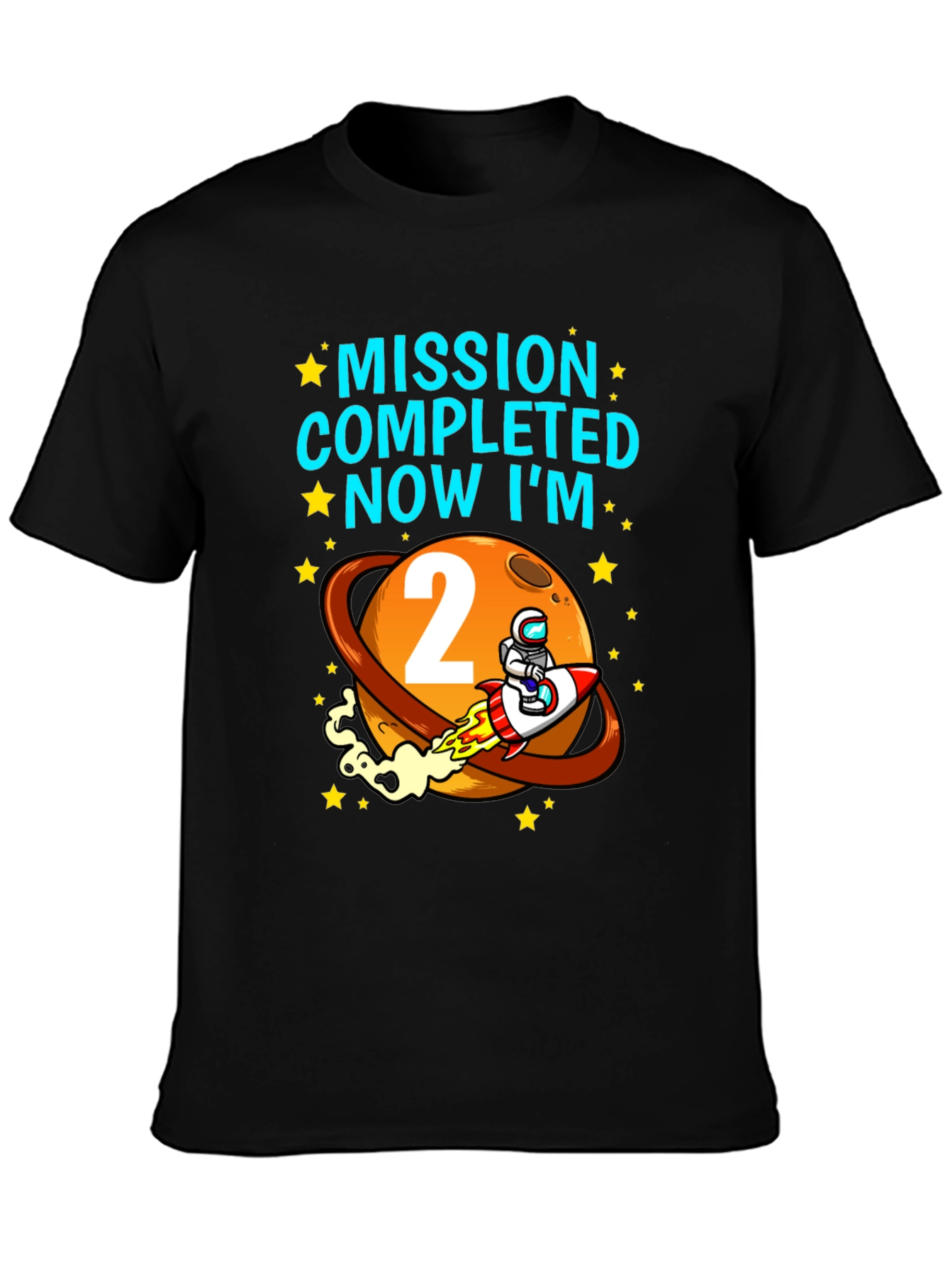 Mission Complete 2nd Birthday T-Shirt