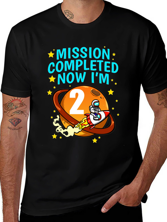 Mission Complete 2nd Birthday T-Shirt