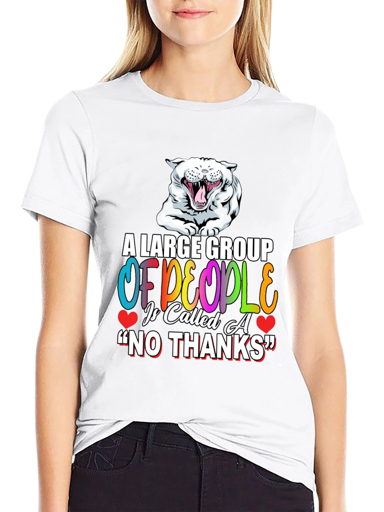 Funny No Thanks Graphic Tee