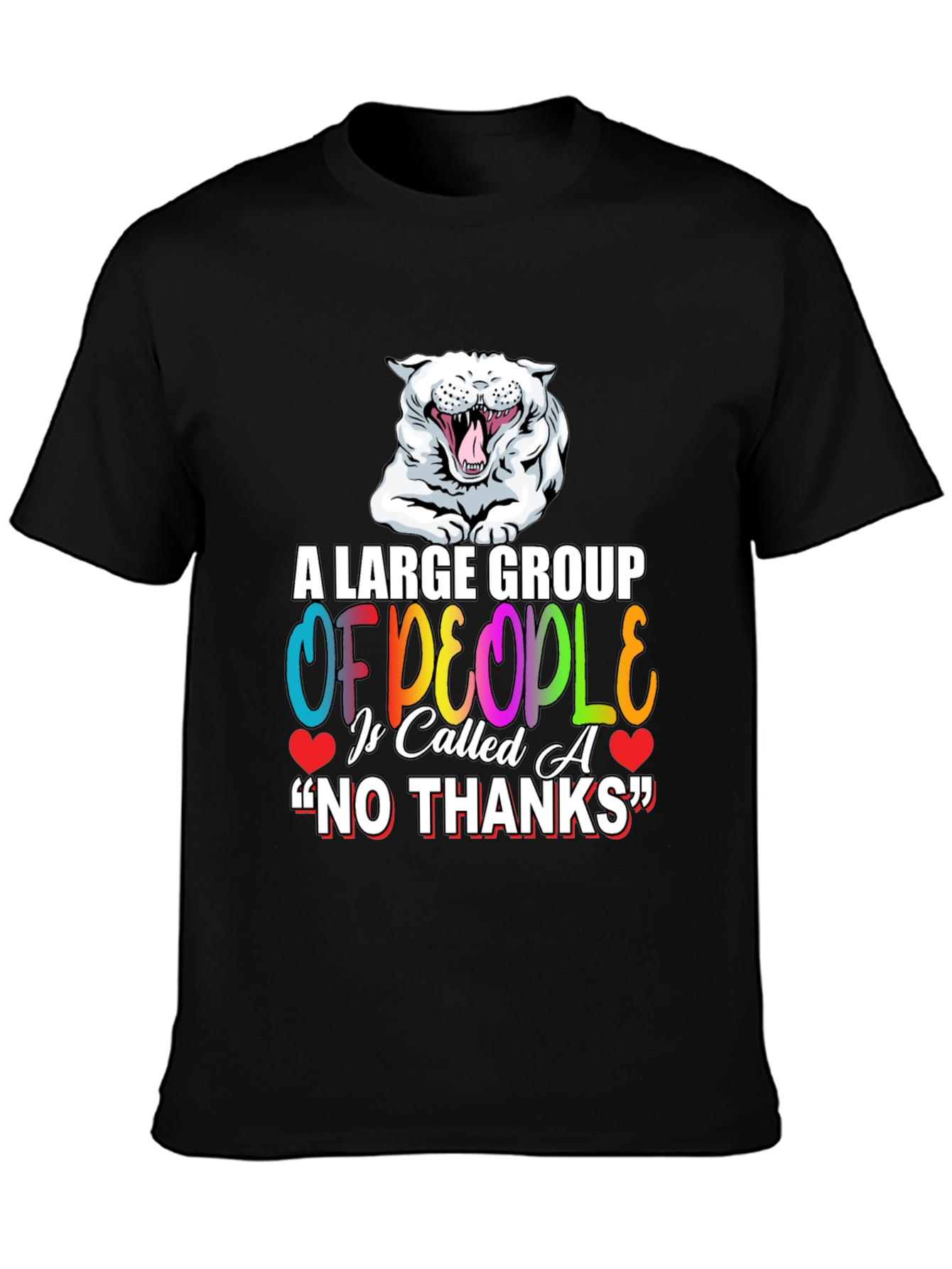 Funny No Thanks Graphic Tee