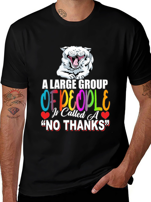 Funny No Thanks Graphic Tee