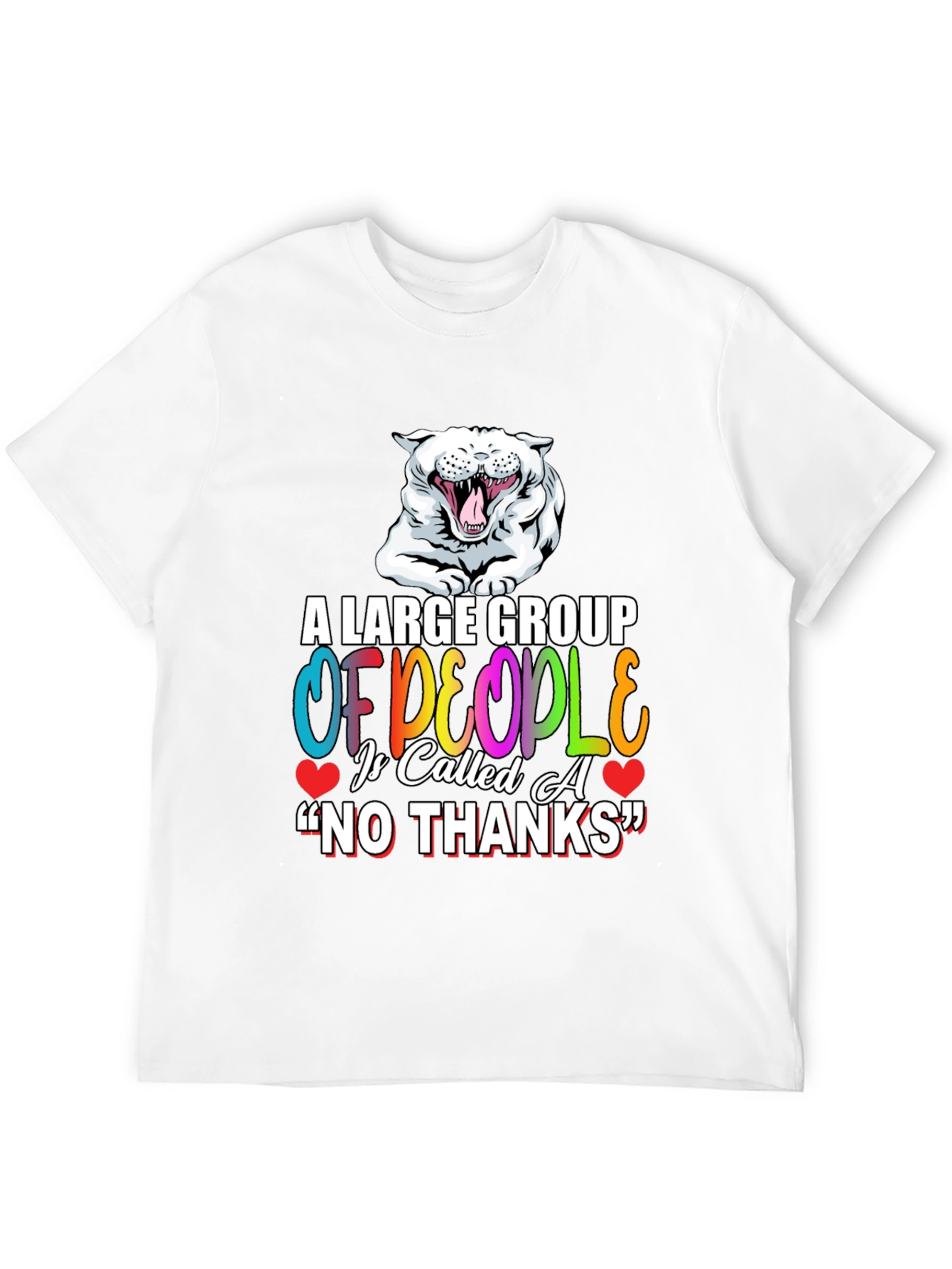 Funny No Thanks Graphic Tee