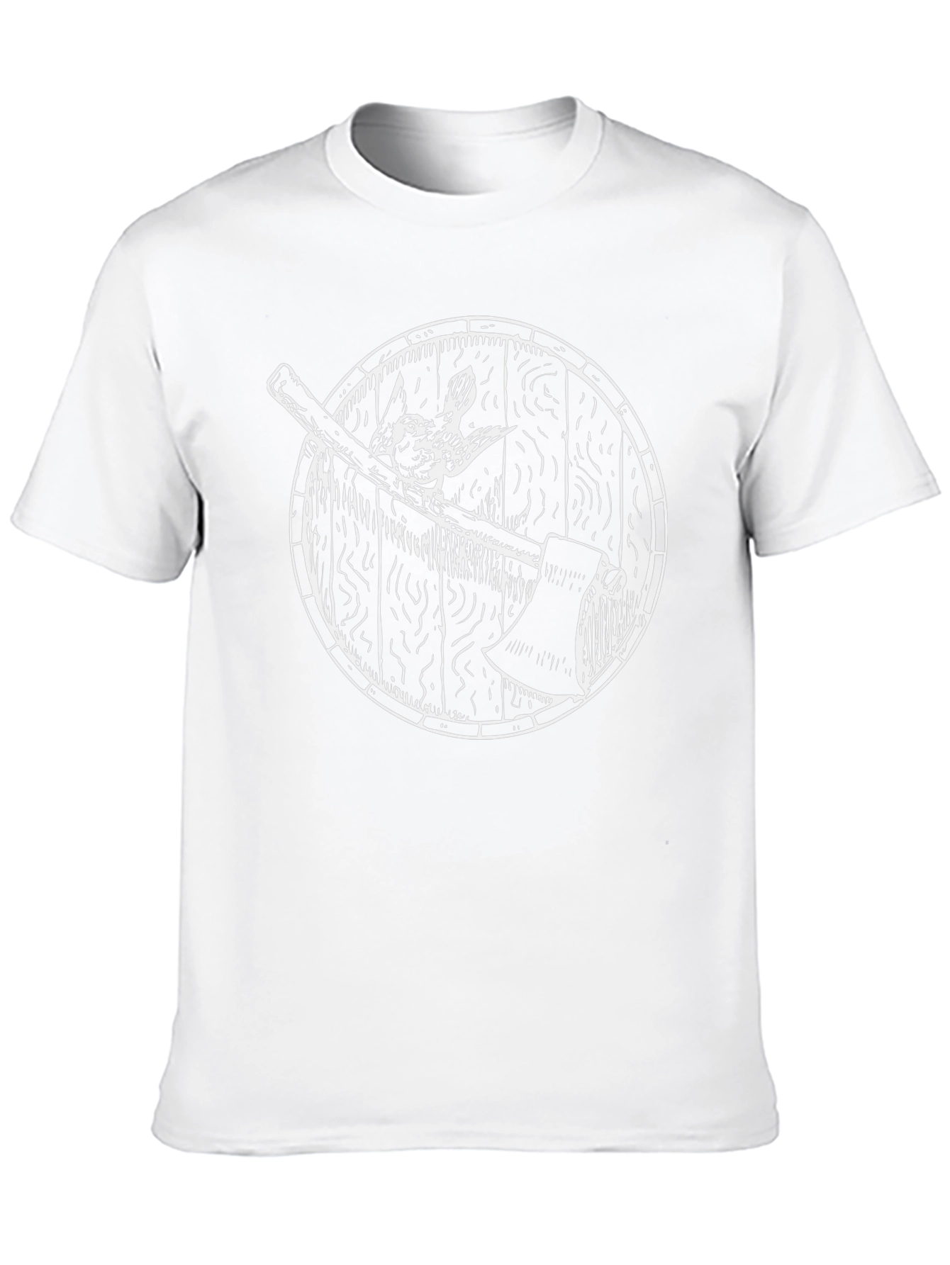 Viking Shield Hare & Axe Black Tee