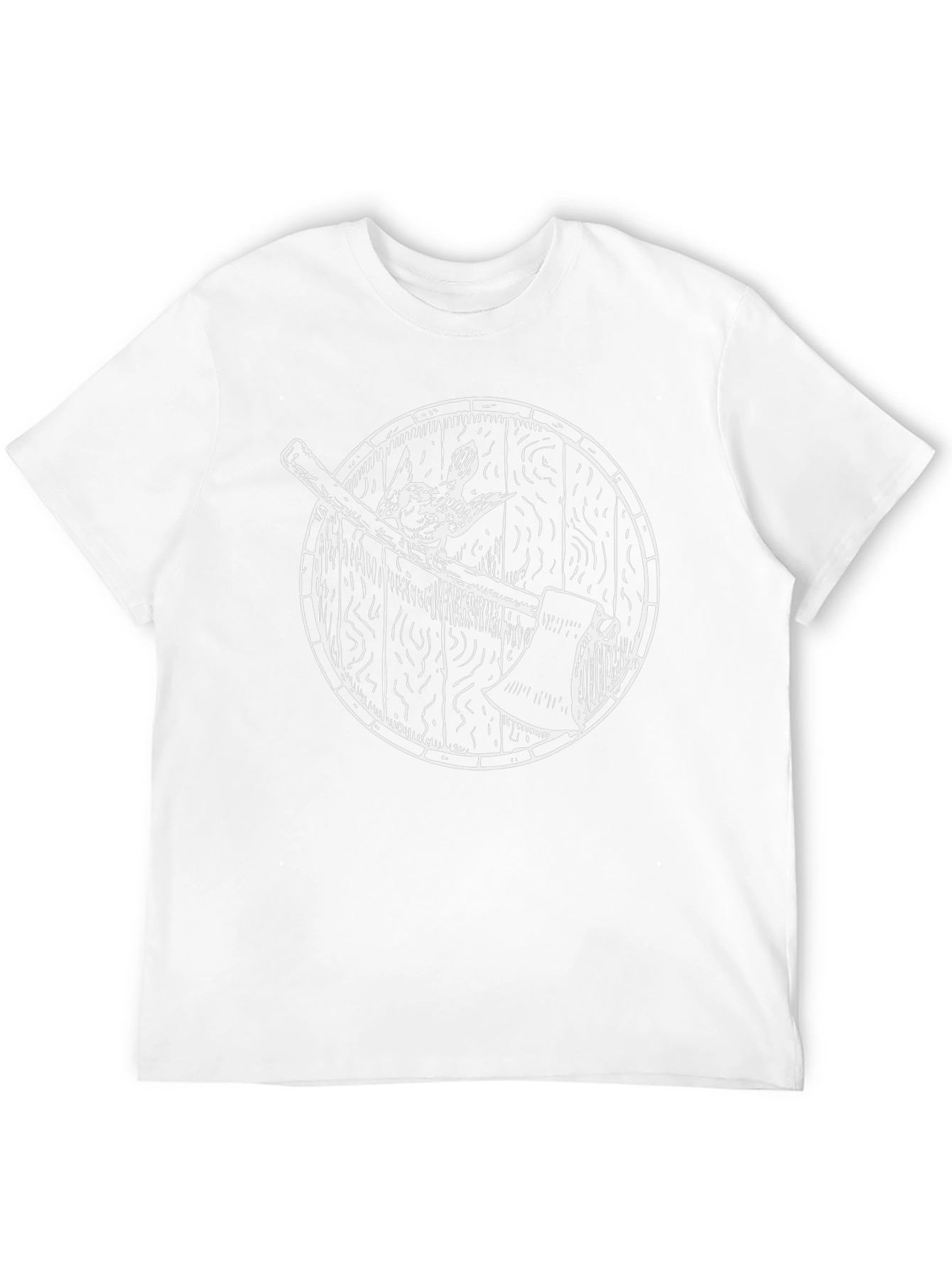 Viking Shield Hare & Axe Black Tee