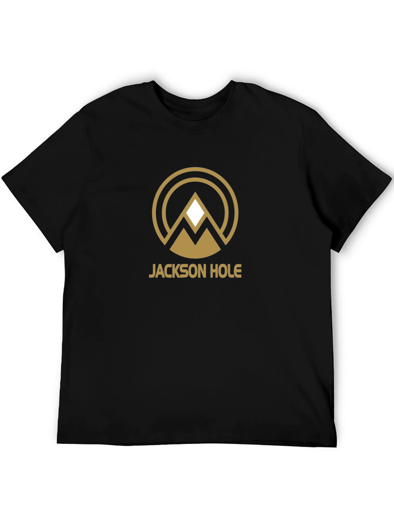 Jackson Hole Graphic Tee - Black Cotton Blend