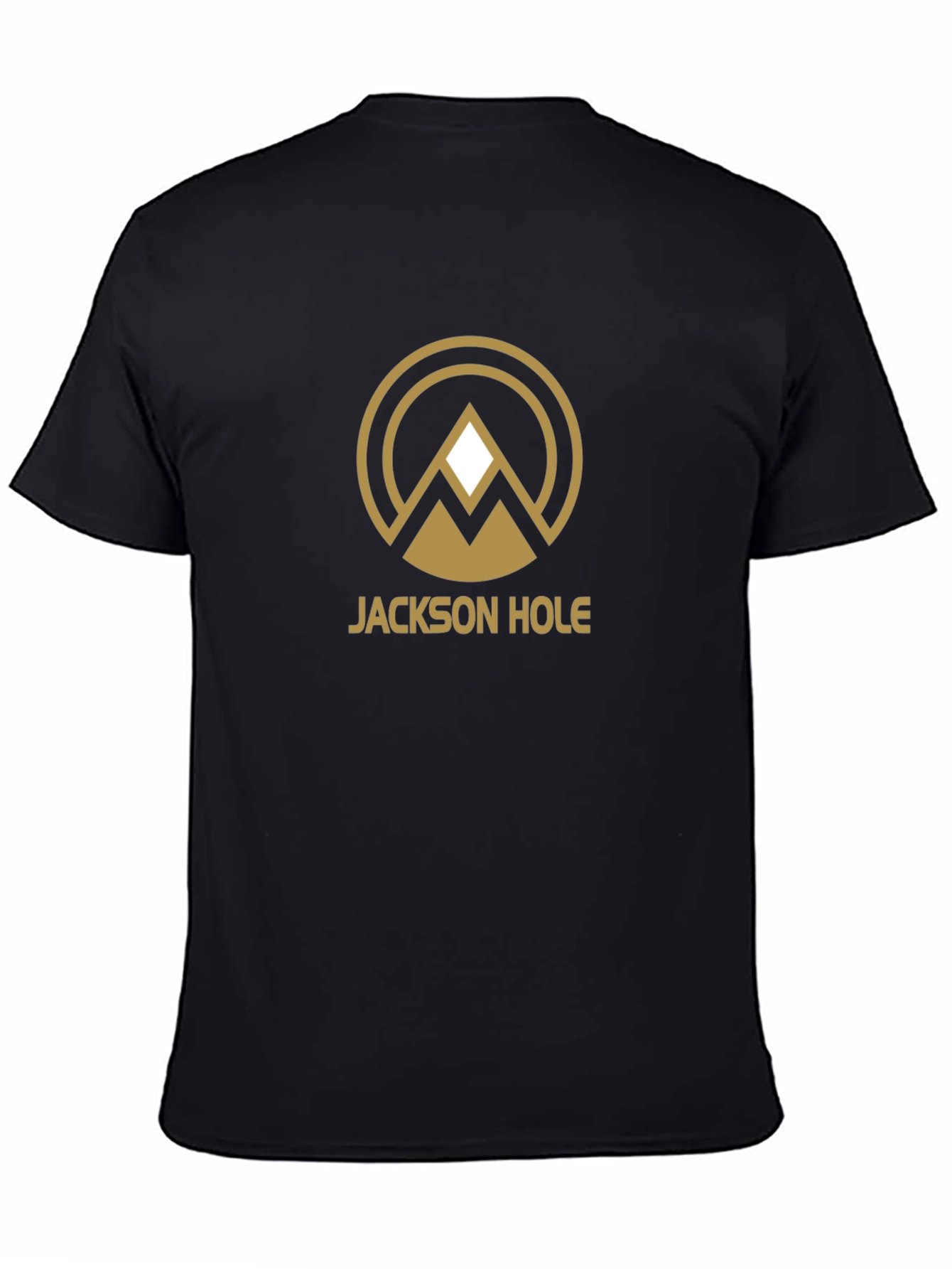 Jackson Hole Graphic Tee - Black Cotton Blend