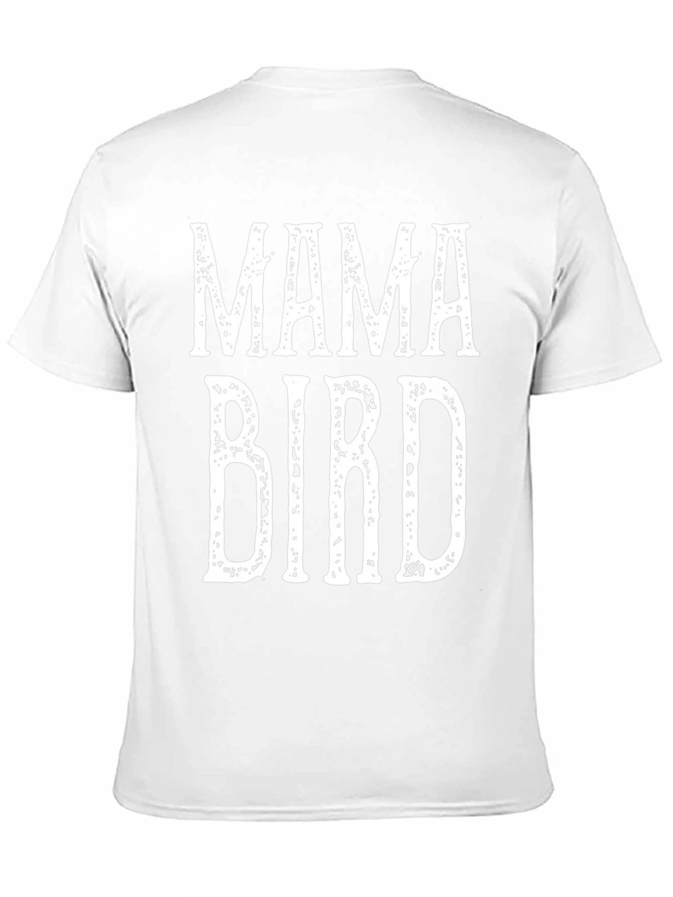 Mama Bird Graphic Tee - Black Cotton T-Shirt