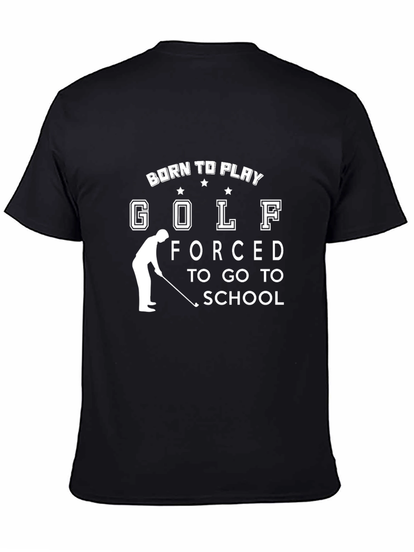 Born to Play Golf T-Shirt Funny Golfing Tee